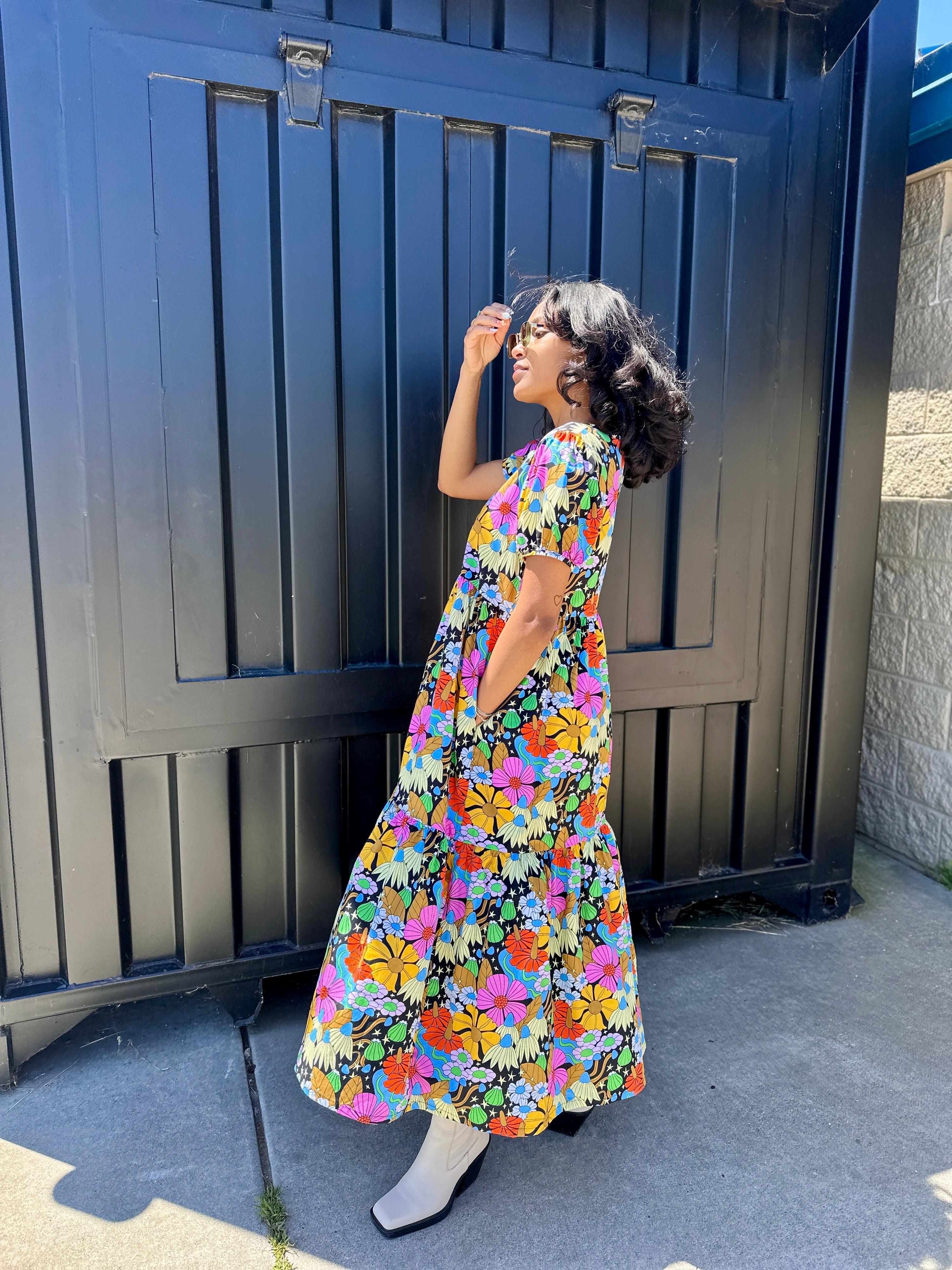 Inanna Dress Cosmic Floral