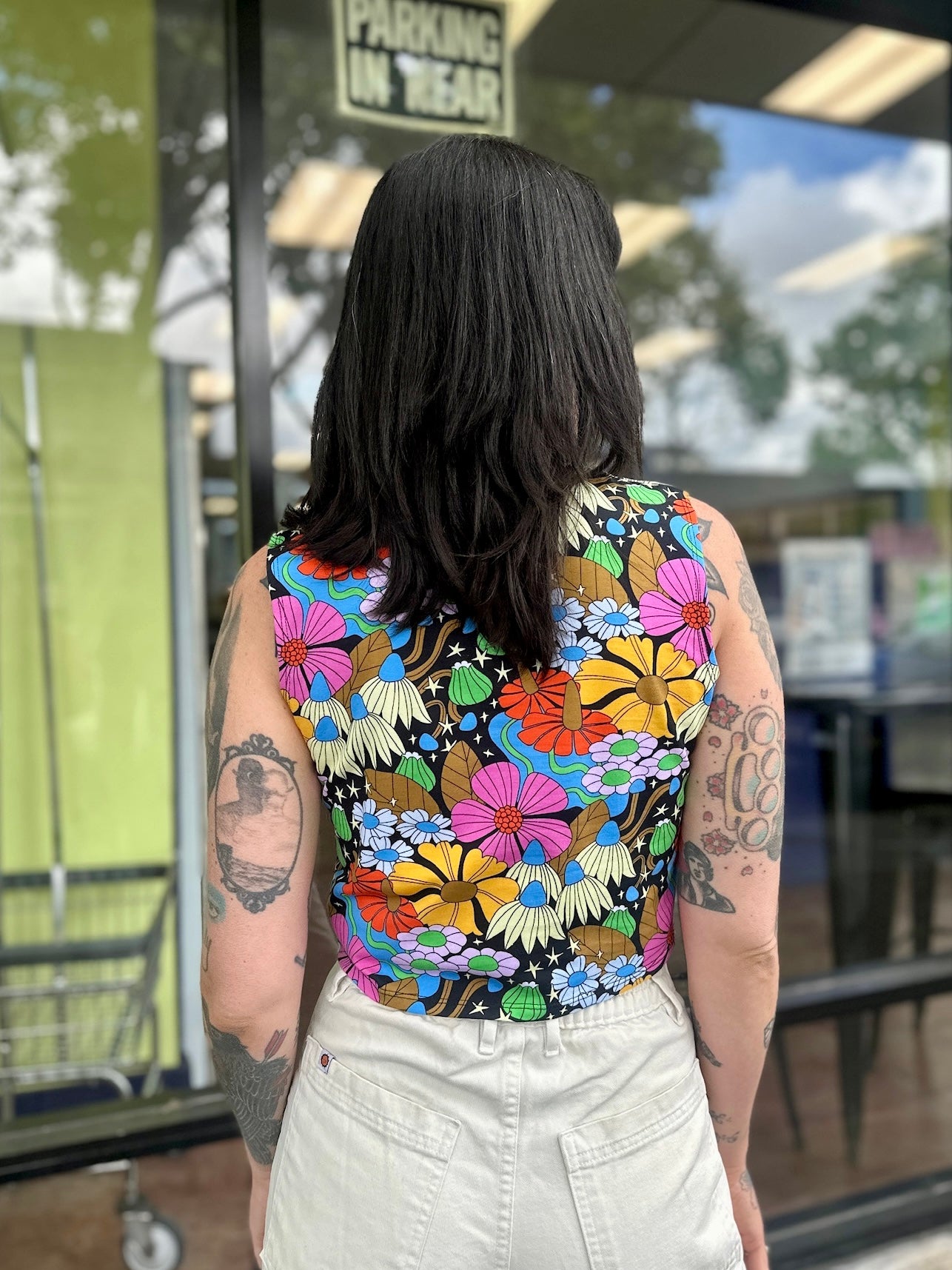 Summer Tank Cosmic Floral