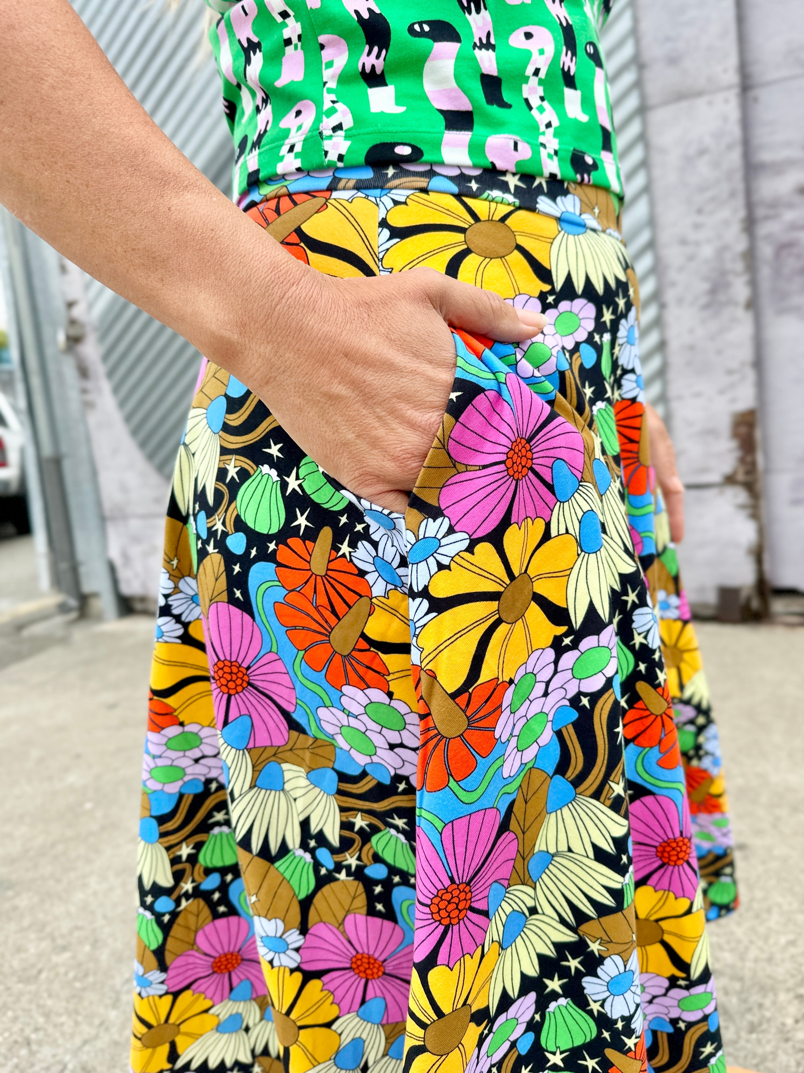 Francis Skirt Cosmic Floral