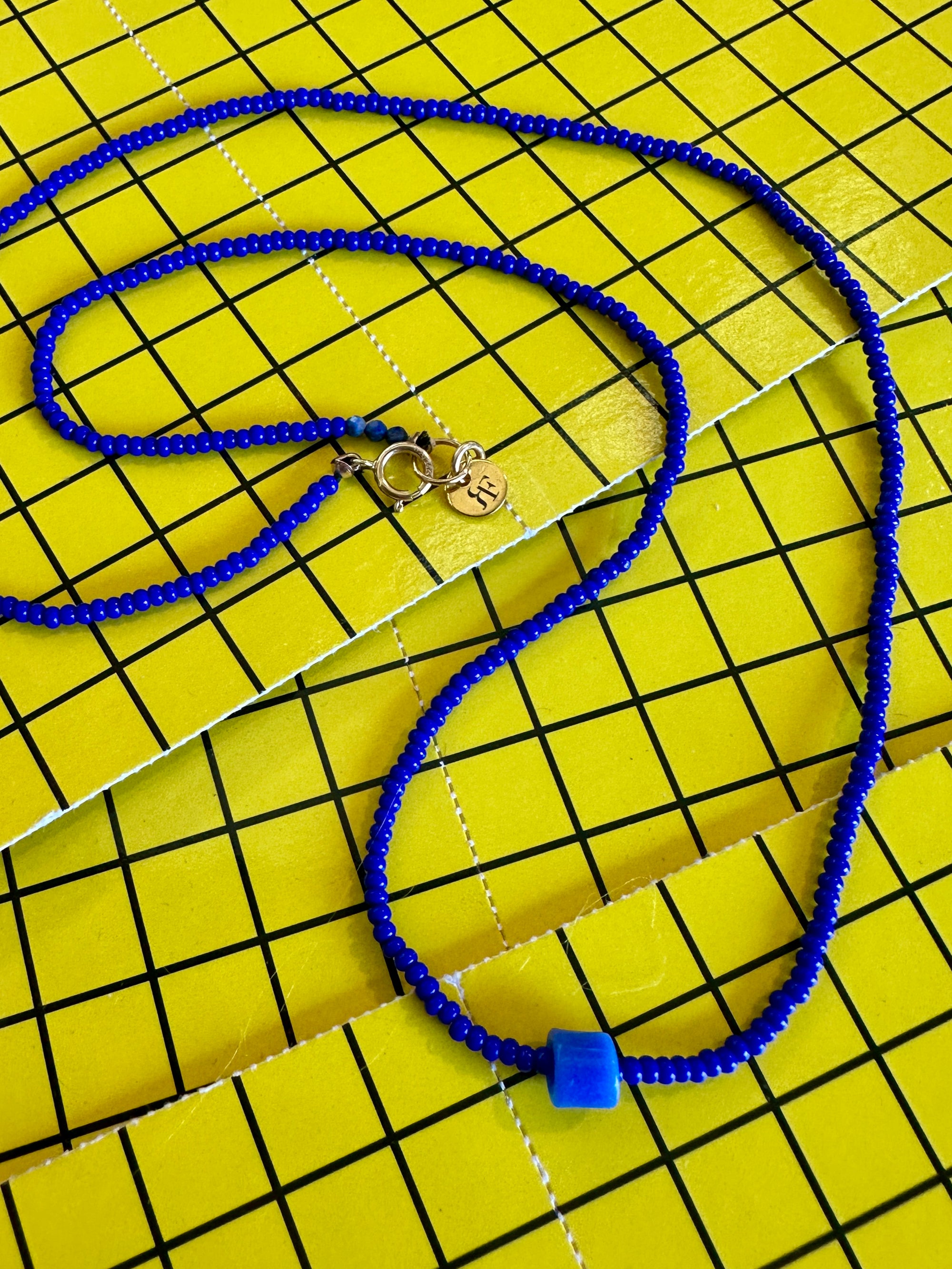 Joy Necklace - Dark Blue
