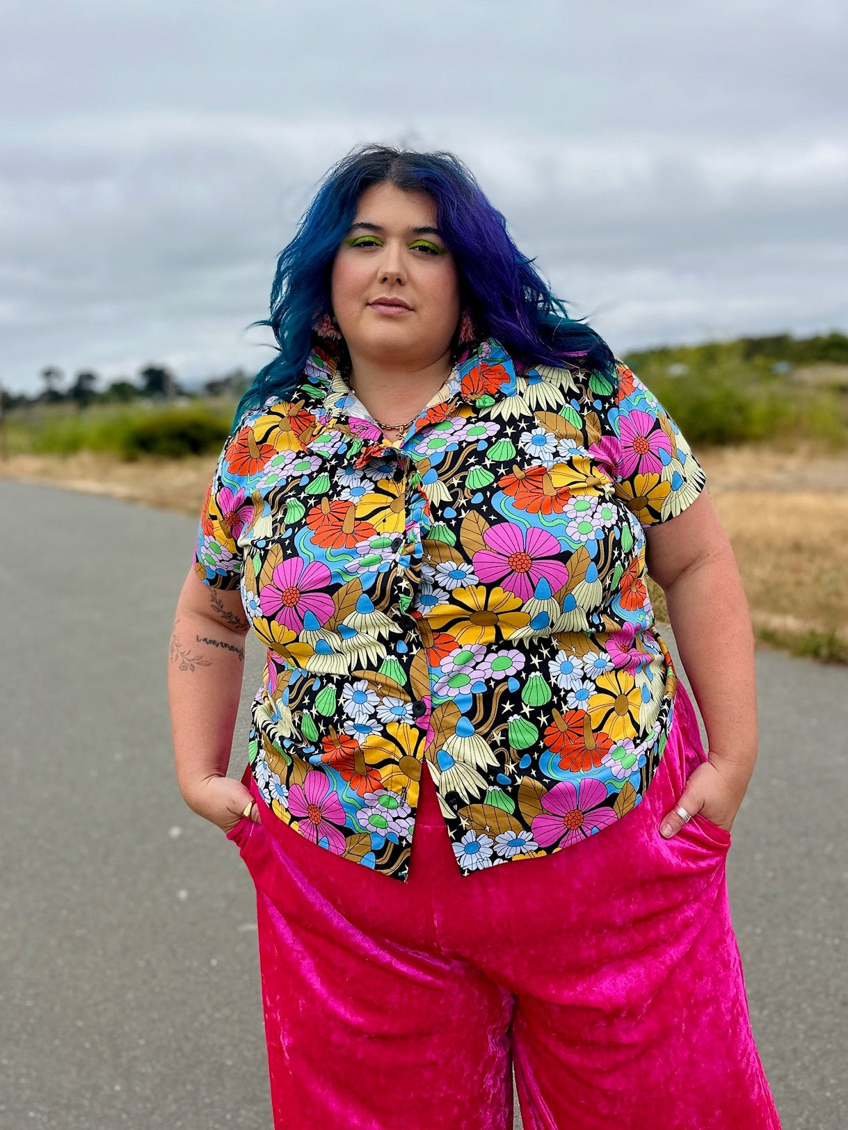 Francesca Top Cosmic Floral