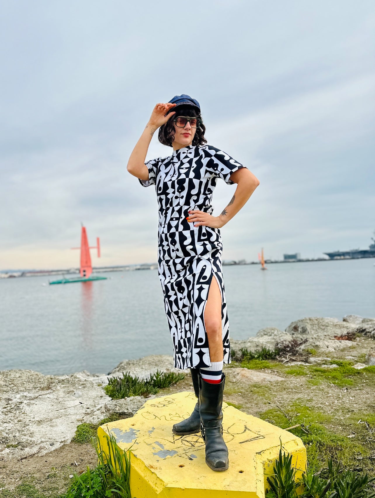 Jersey Maxi Dress Illusions