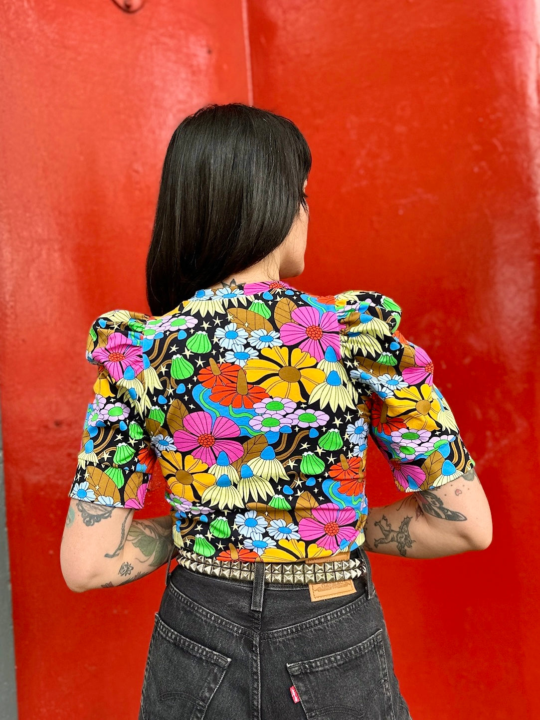 Puff Top Cosmic Floral