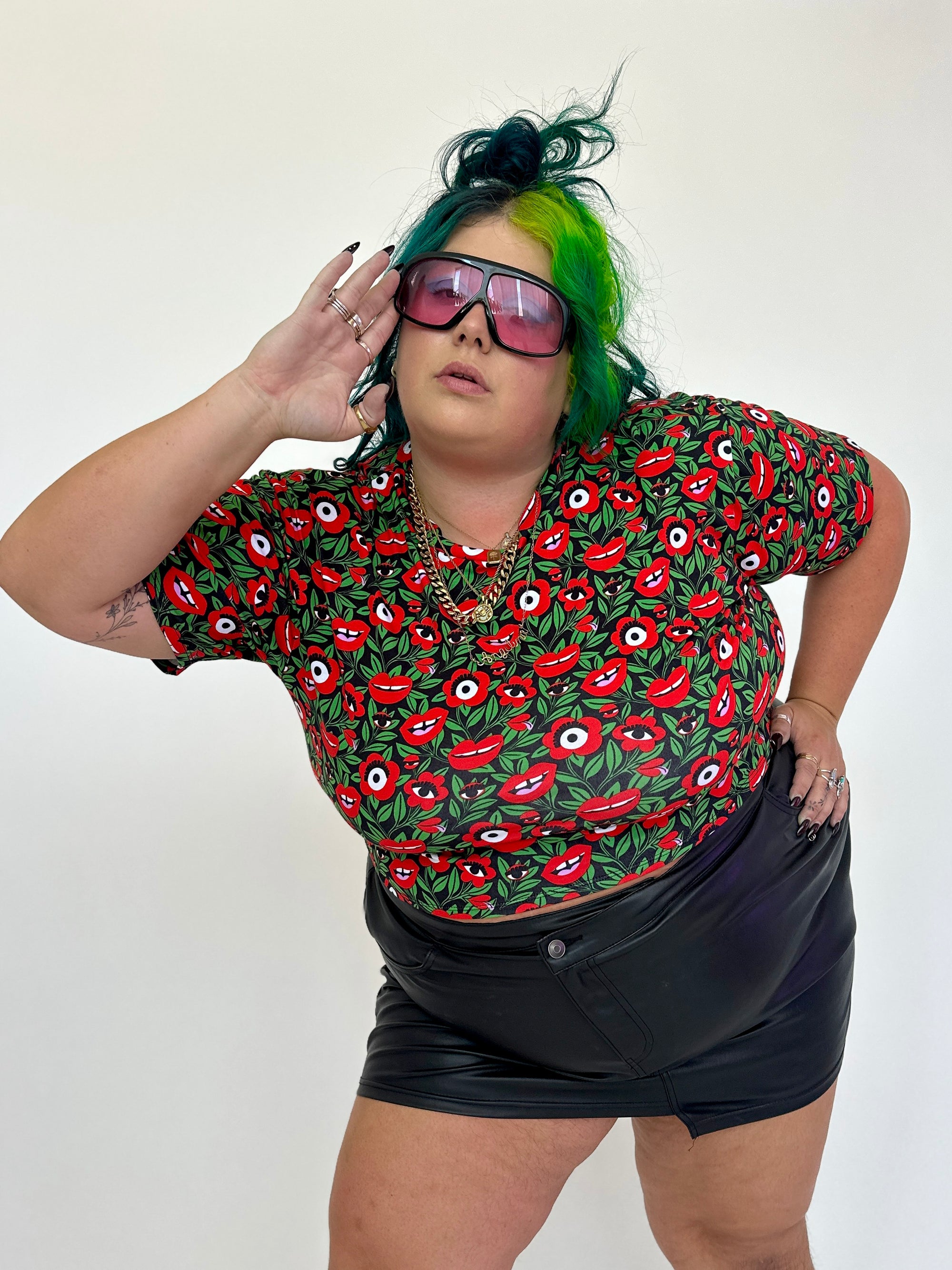 Crop Top Poison Ivy
