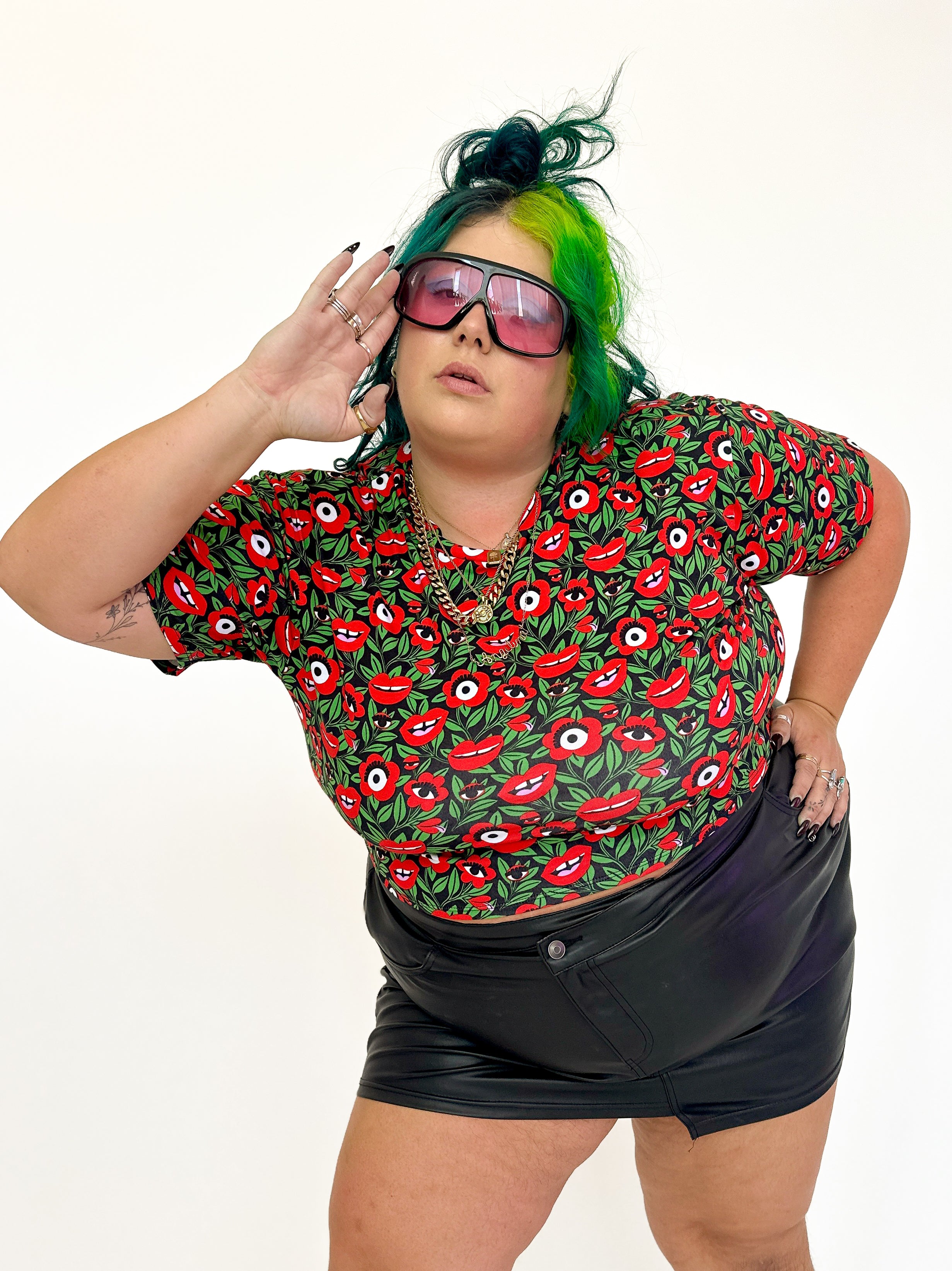 Crop Top Poison Ivy