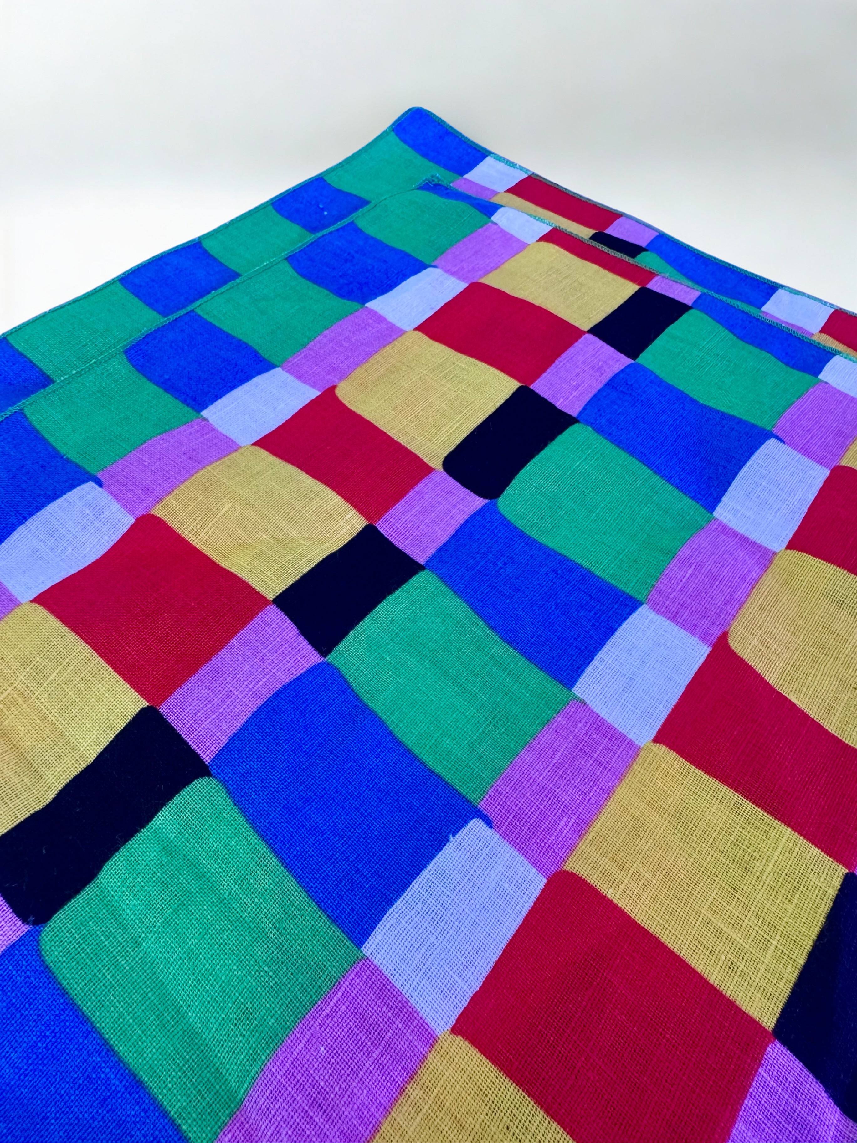 Linen Everything Cloth Set Candy Weave