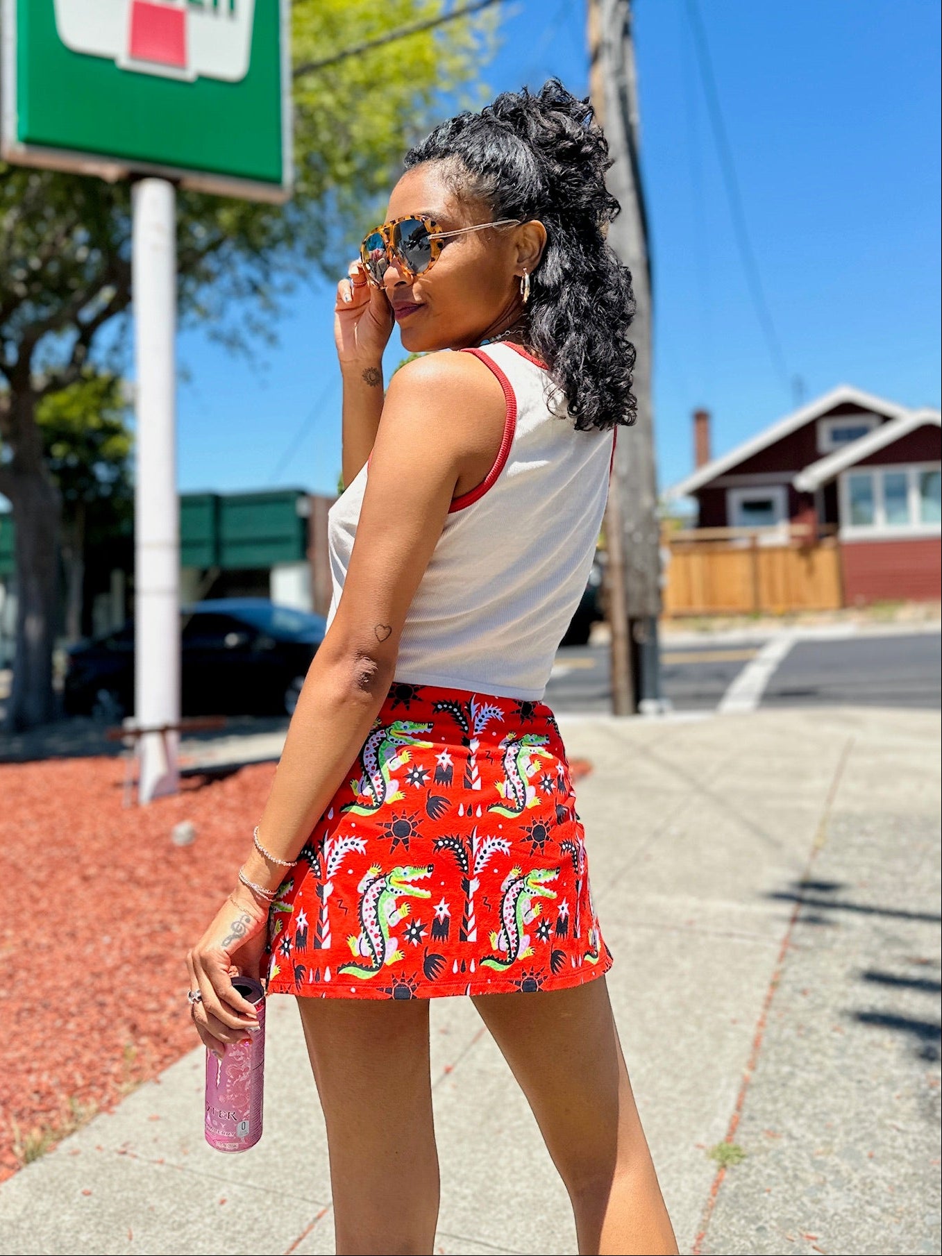 Cheeky Skort Crocodilo