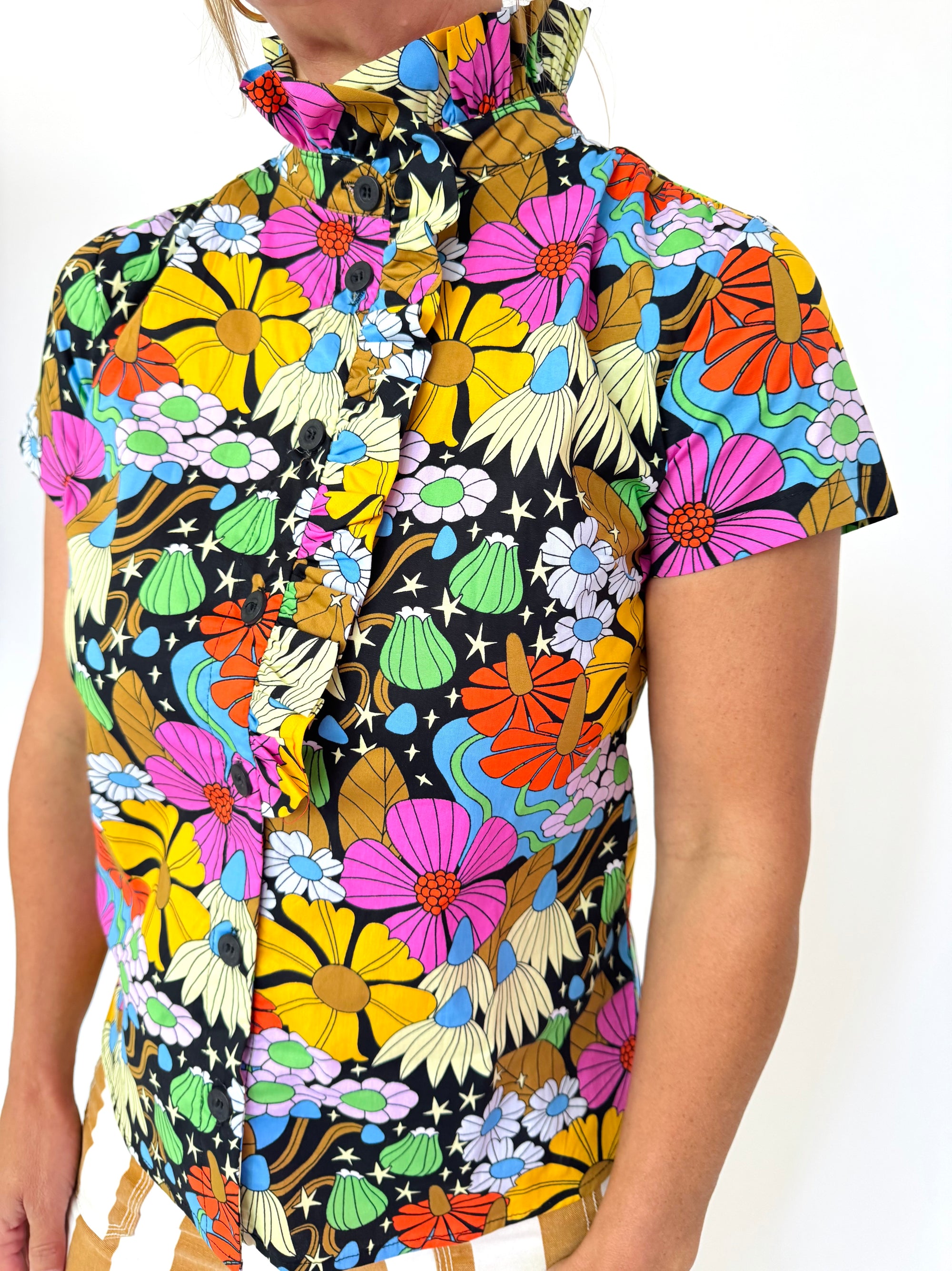 Francesca Top Cosmic Floral