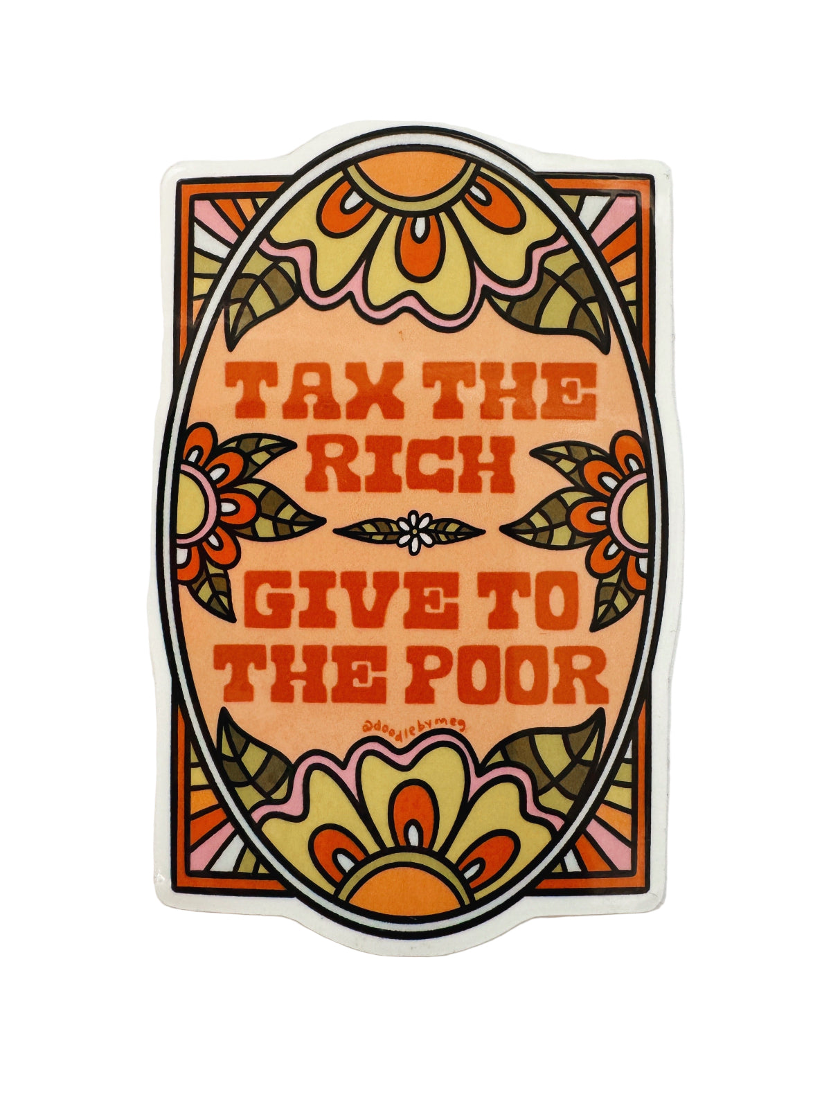 Tax The Rich Sticker