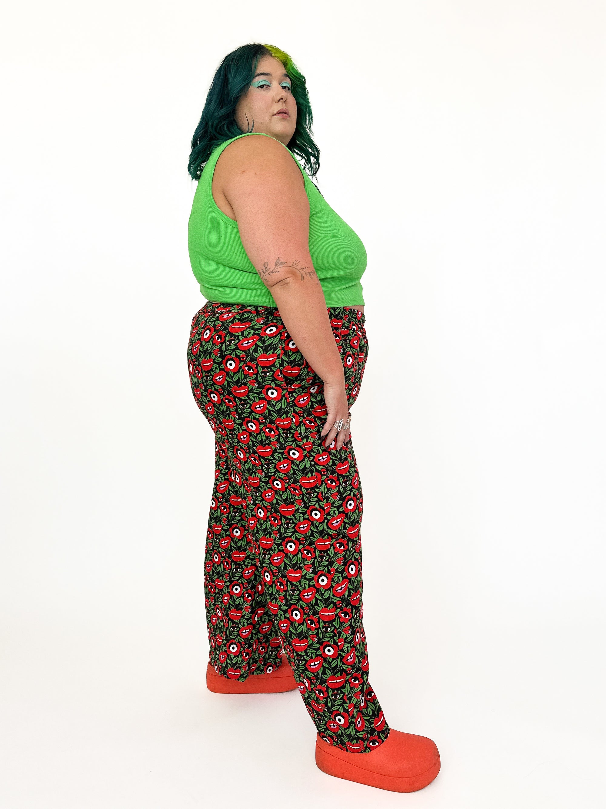 Linen Catalina Pant Poison Ivy