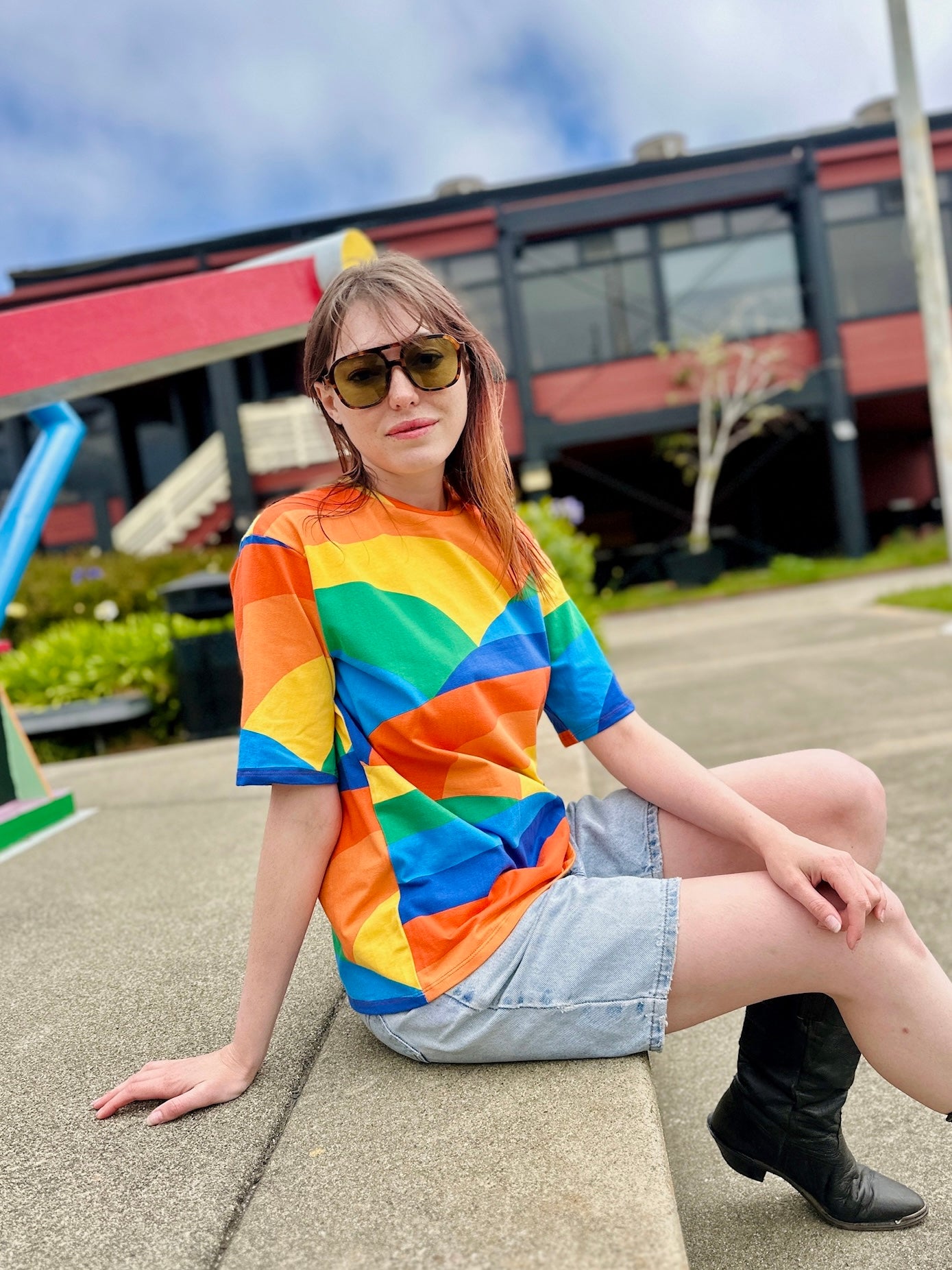 Oversized Tee Sunset Valley