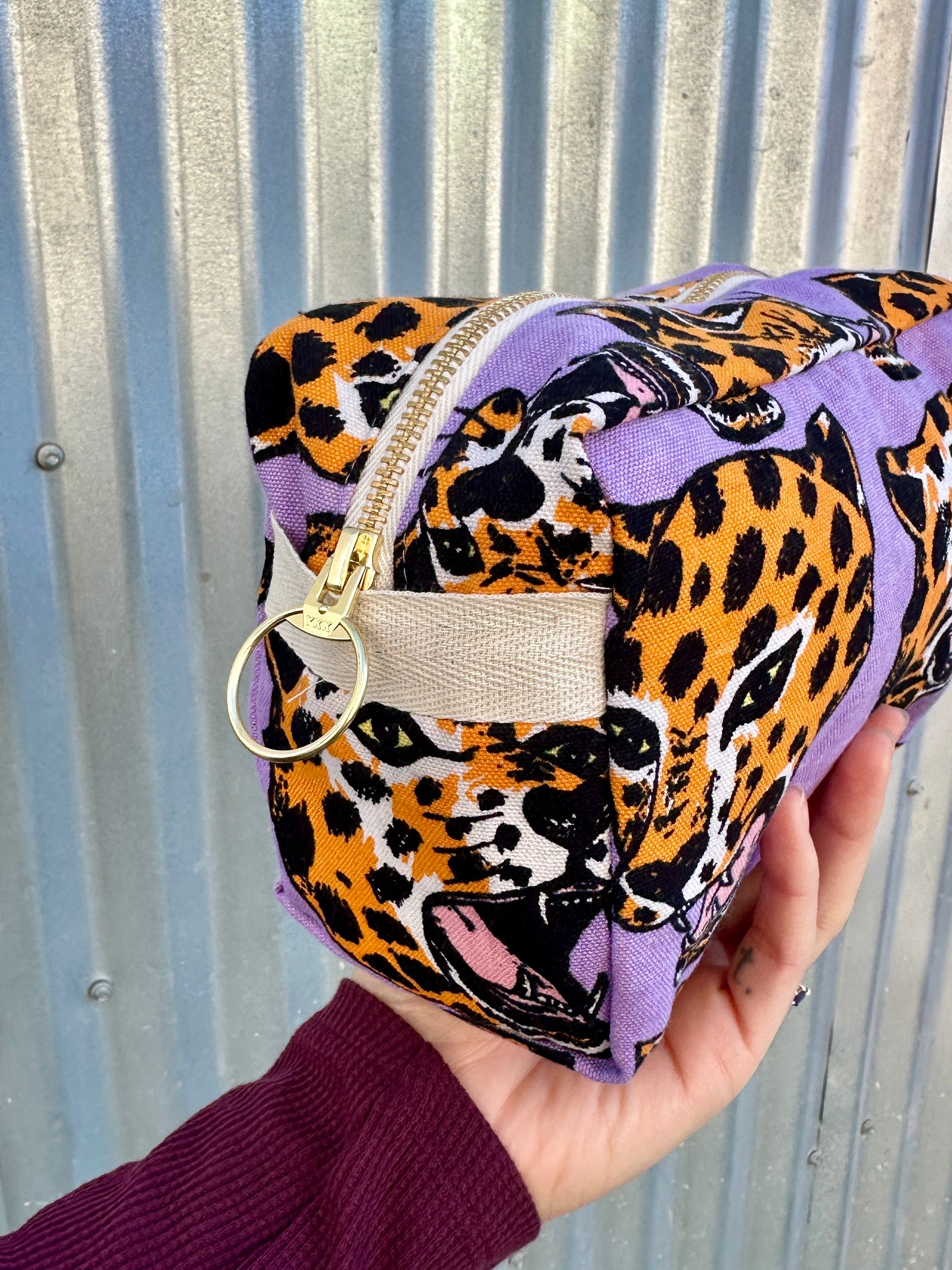 The Dopp Bag Cheetah Head