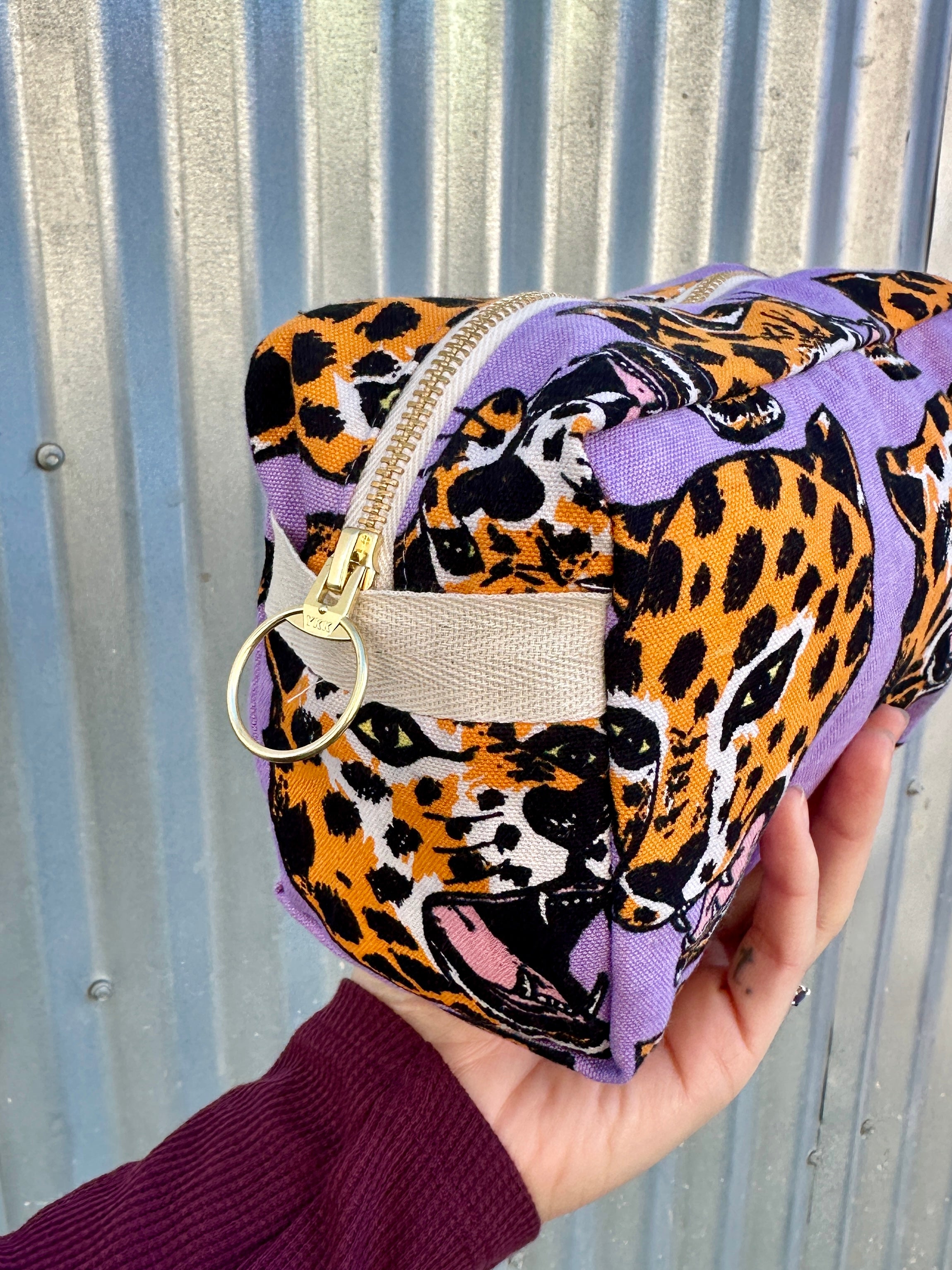 The Dopp Bag Cheetah Head