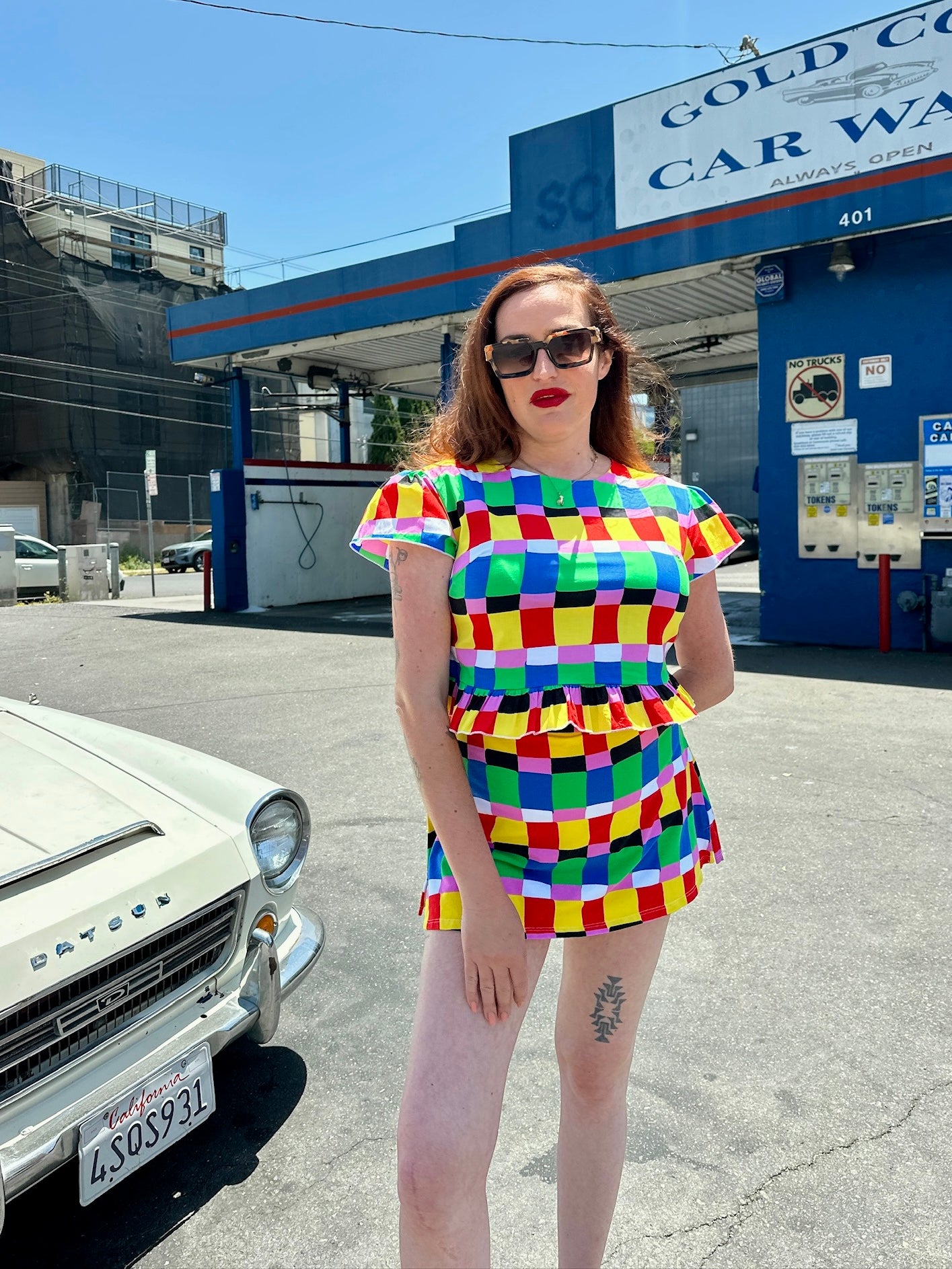 Cheeky Skort Candy Weave