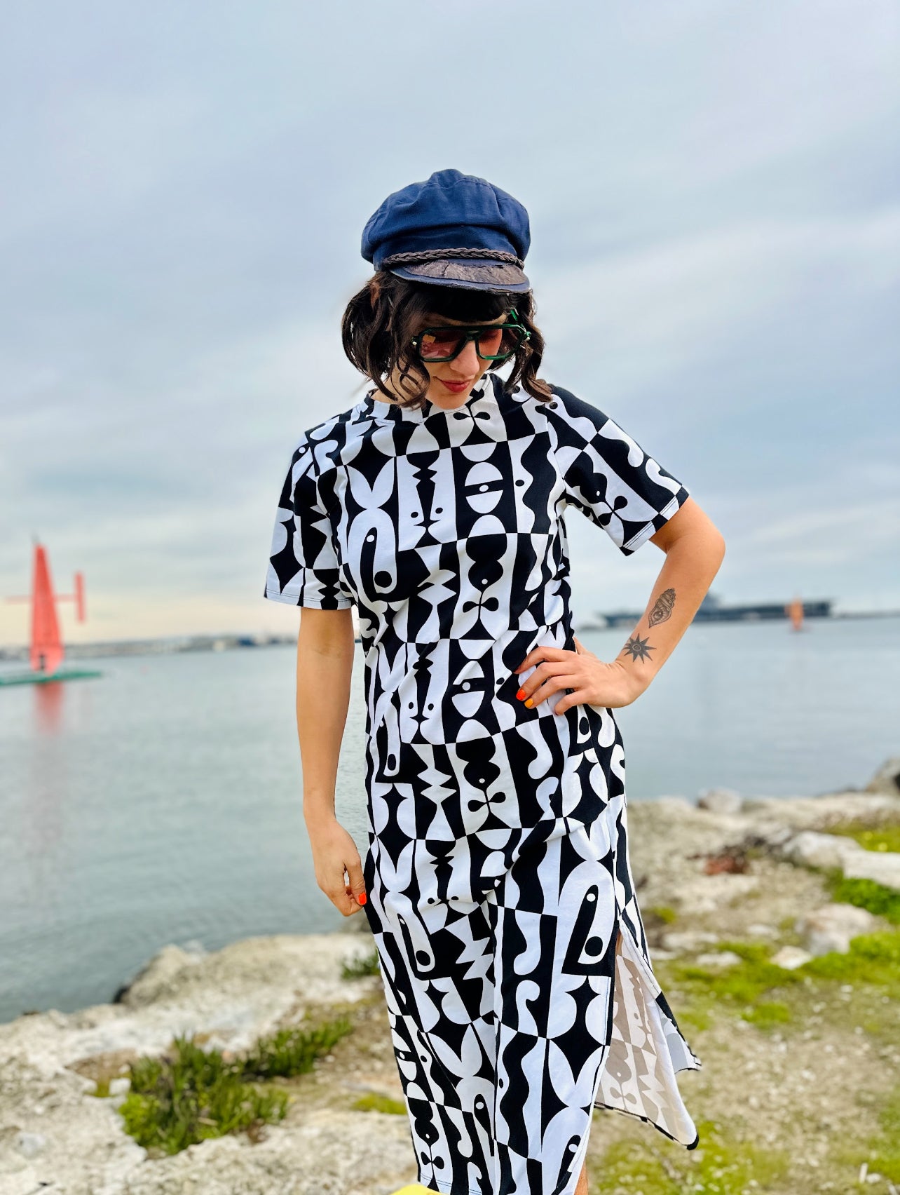 Jersey Maxi Dress Illusions