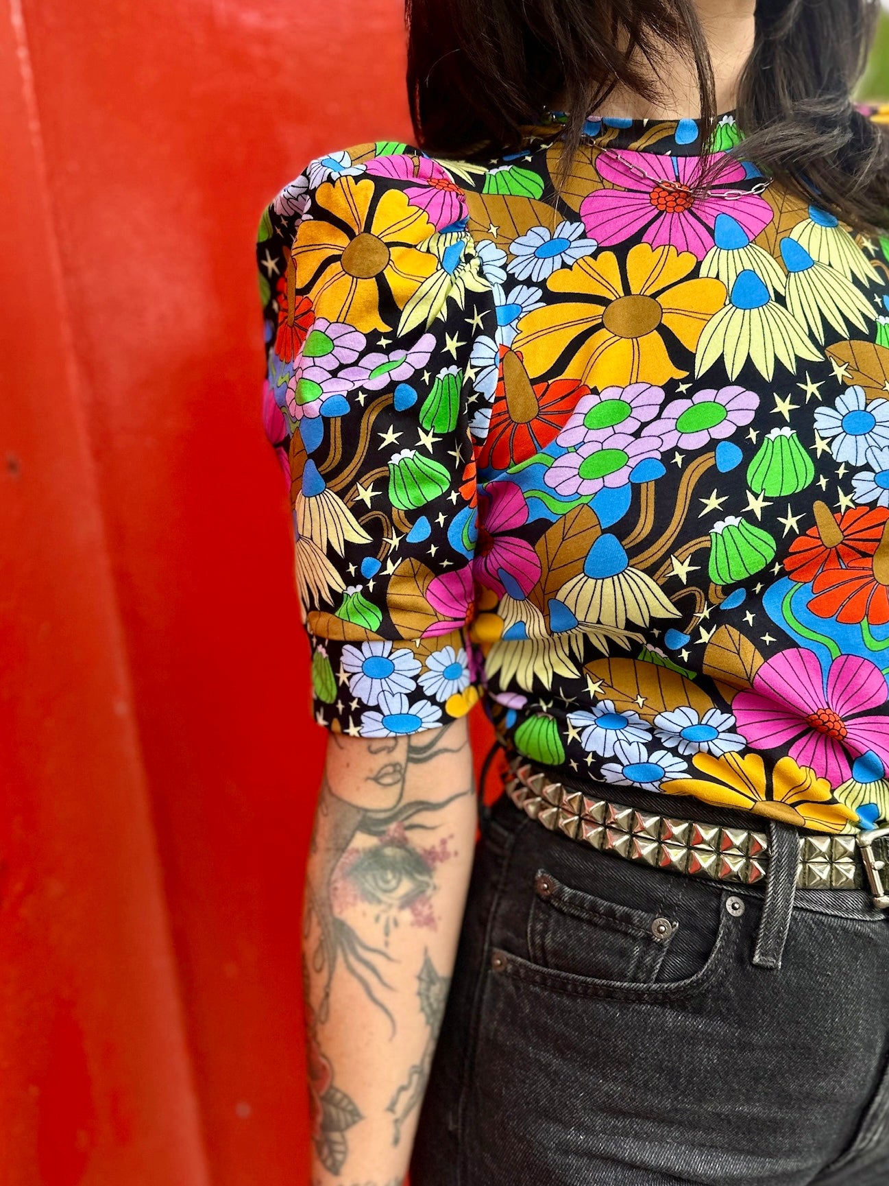 Puff Top Cosmic Floral