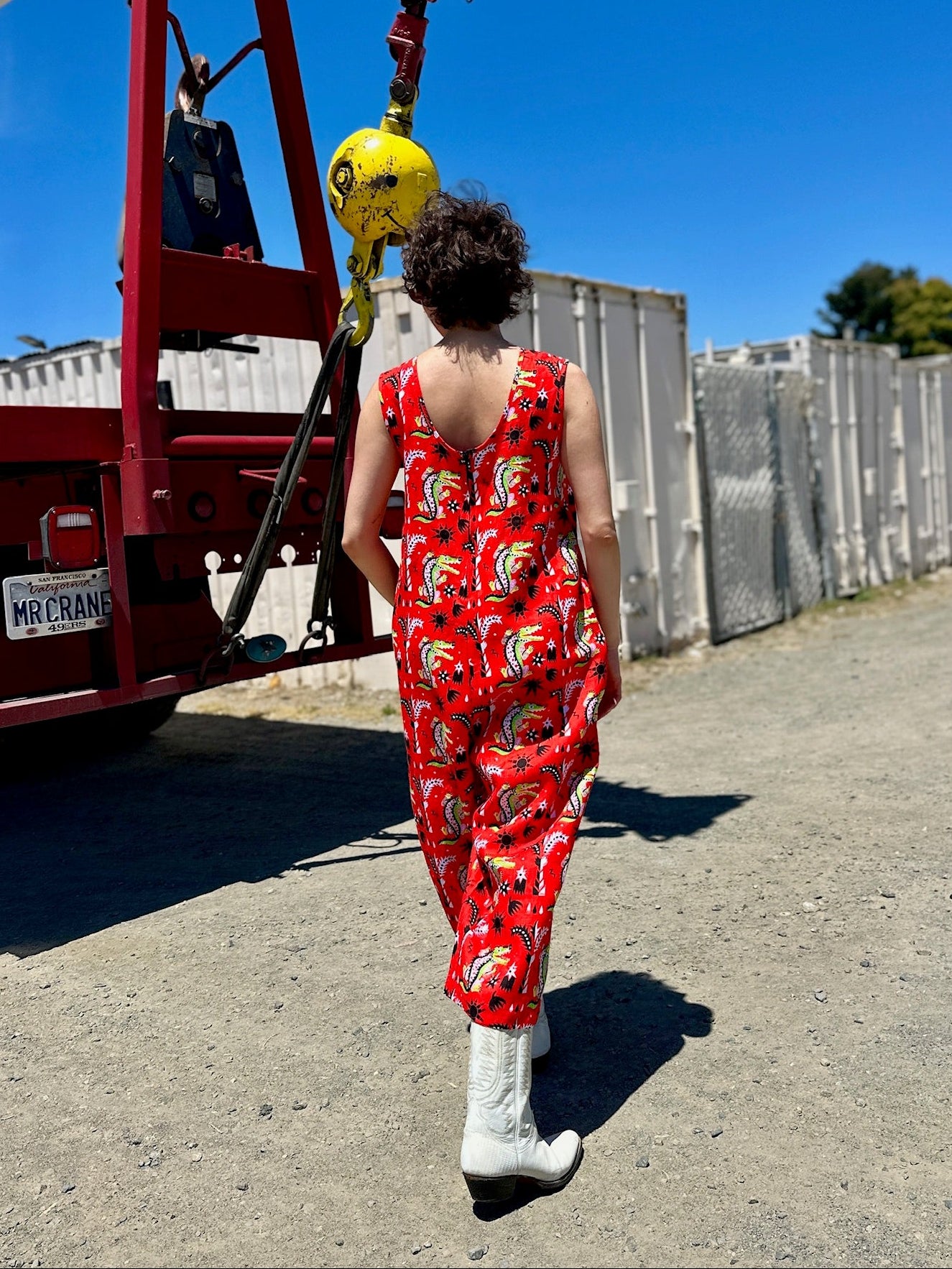 Linen Garden Suit Crocodilo