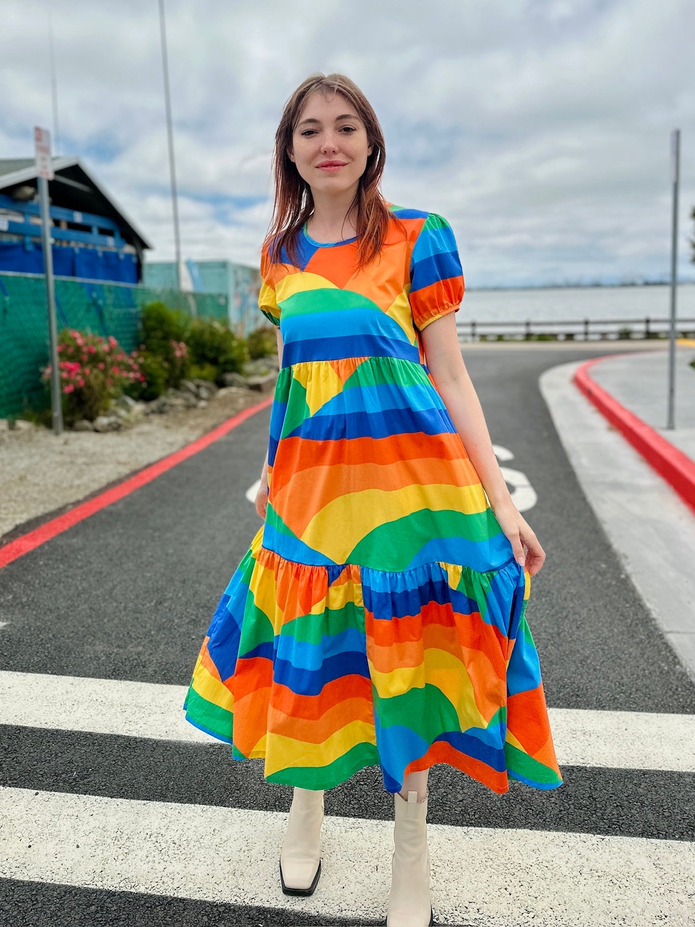 Inanna Dress Sunset Valley