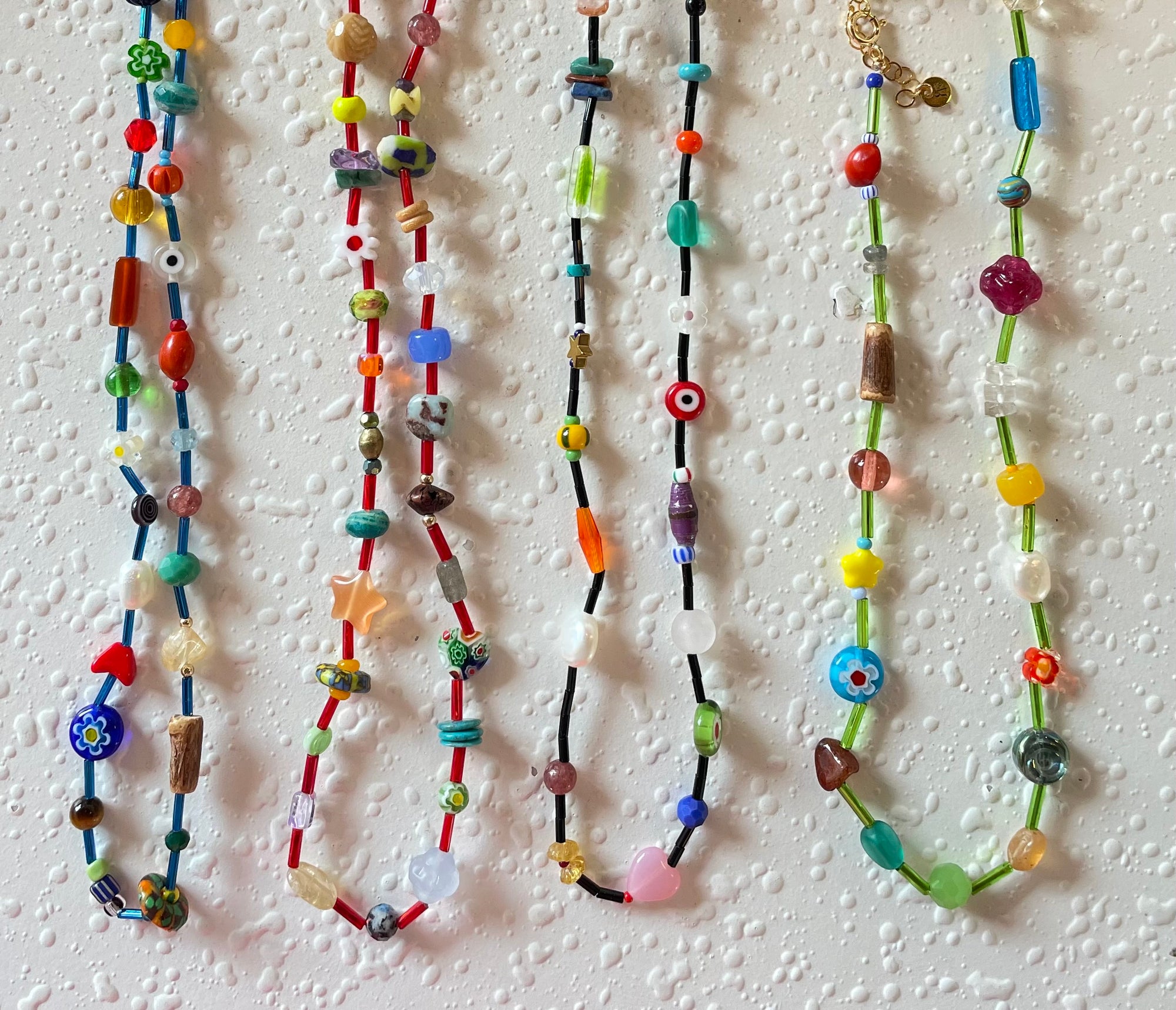 Jambalaya Necklace - Electric Green