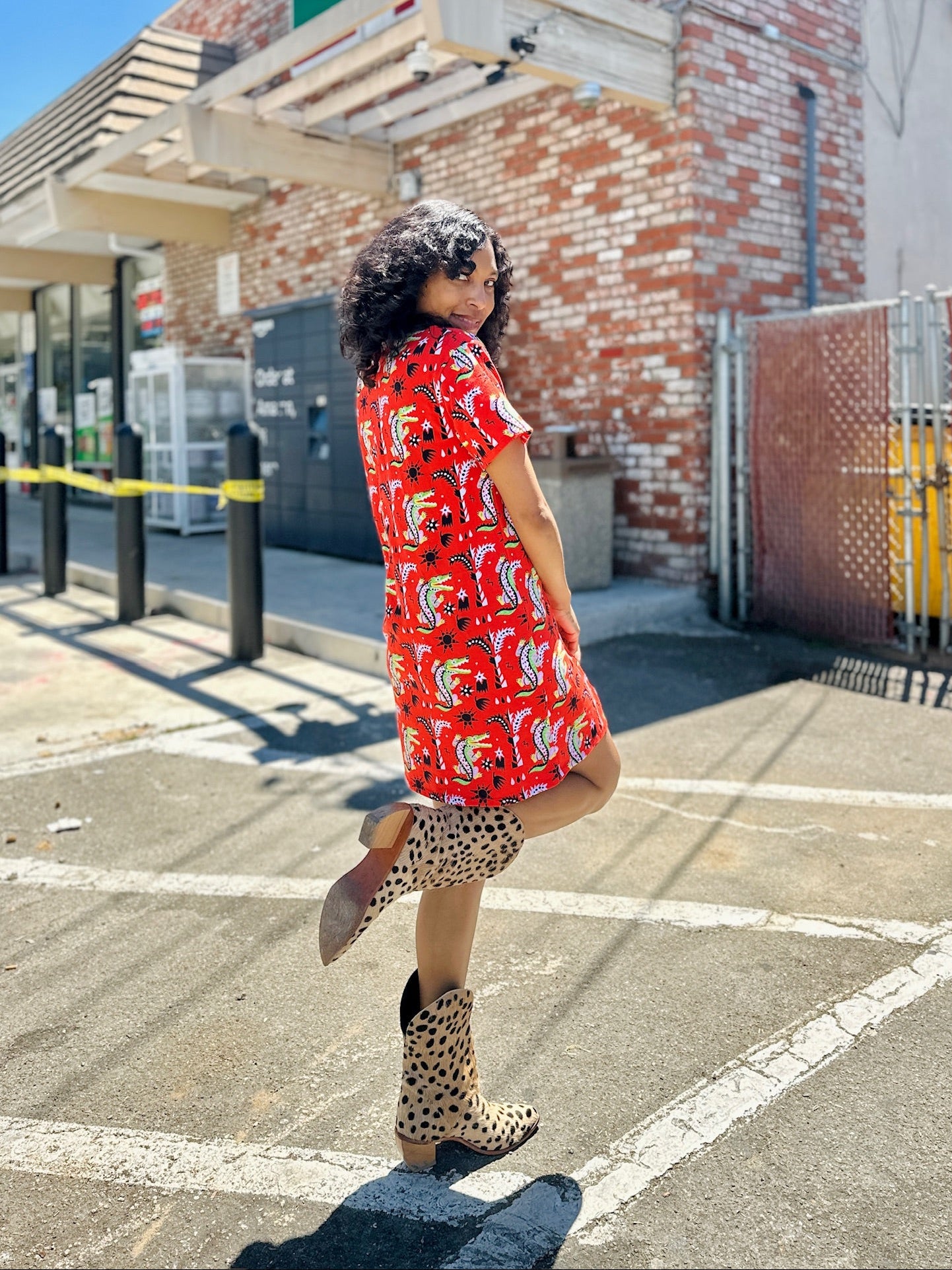 Tee Dress Crocodilo
