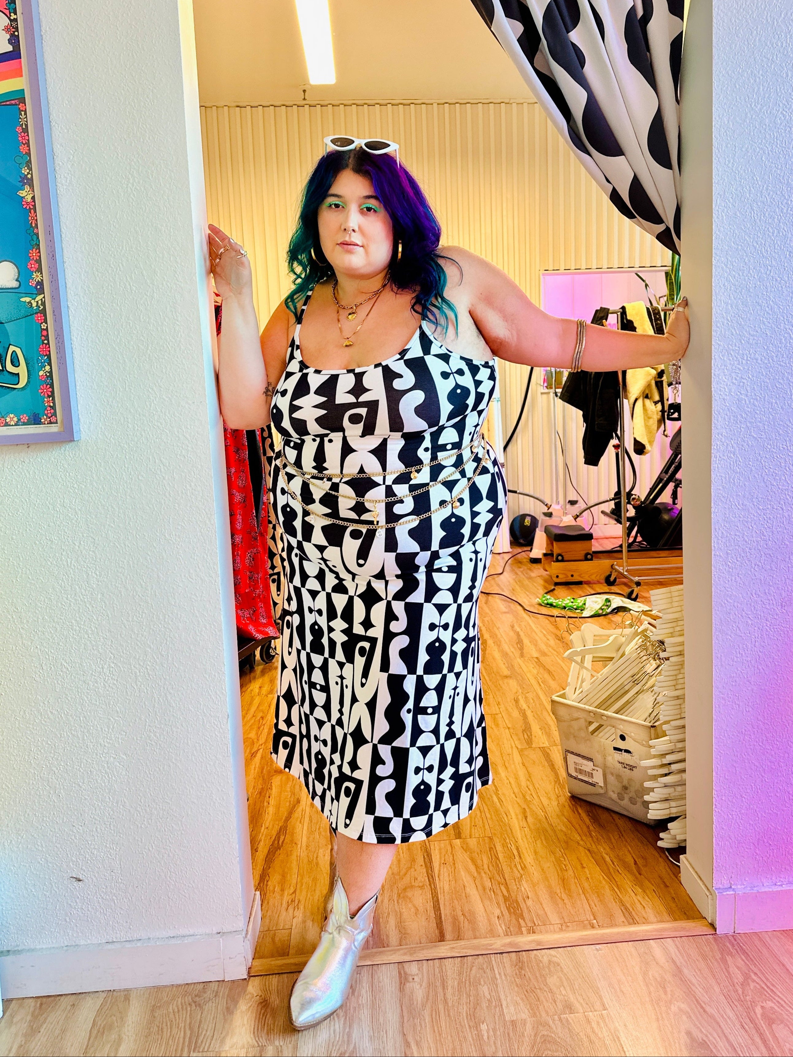 Spaghetti Slip Dress Illusions