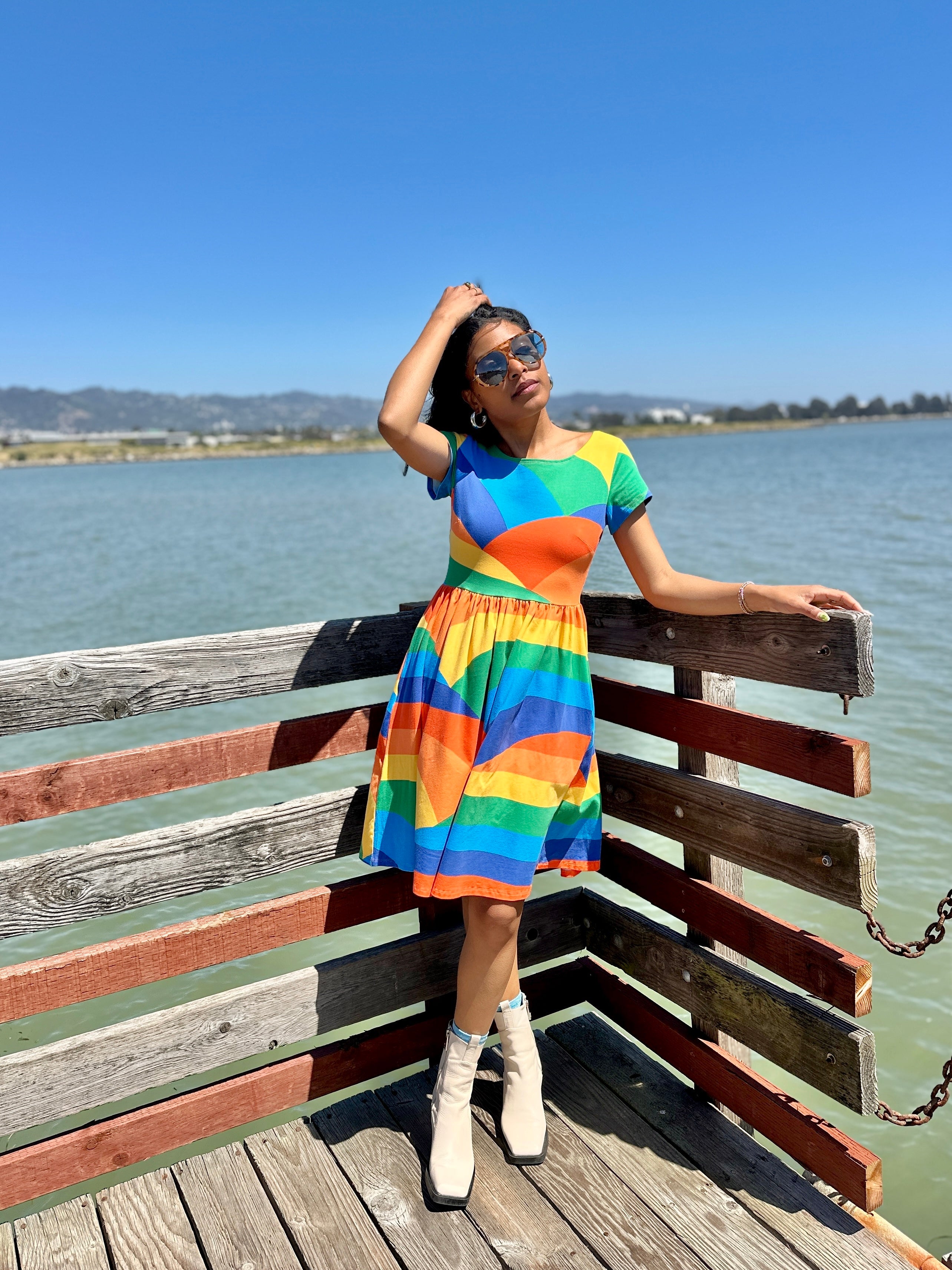Lucy Dress Sunset Valley