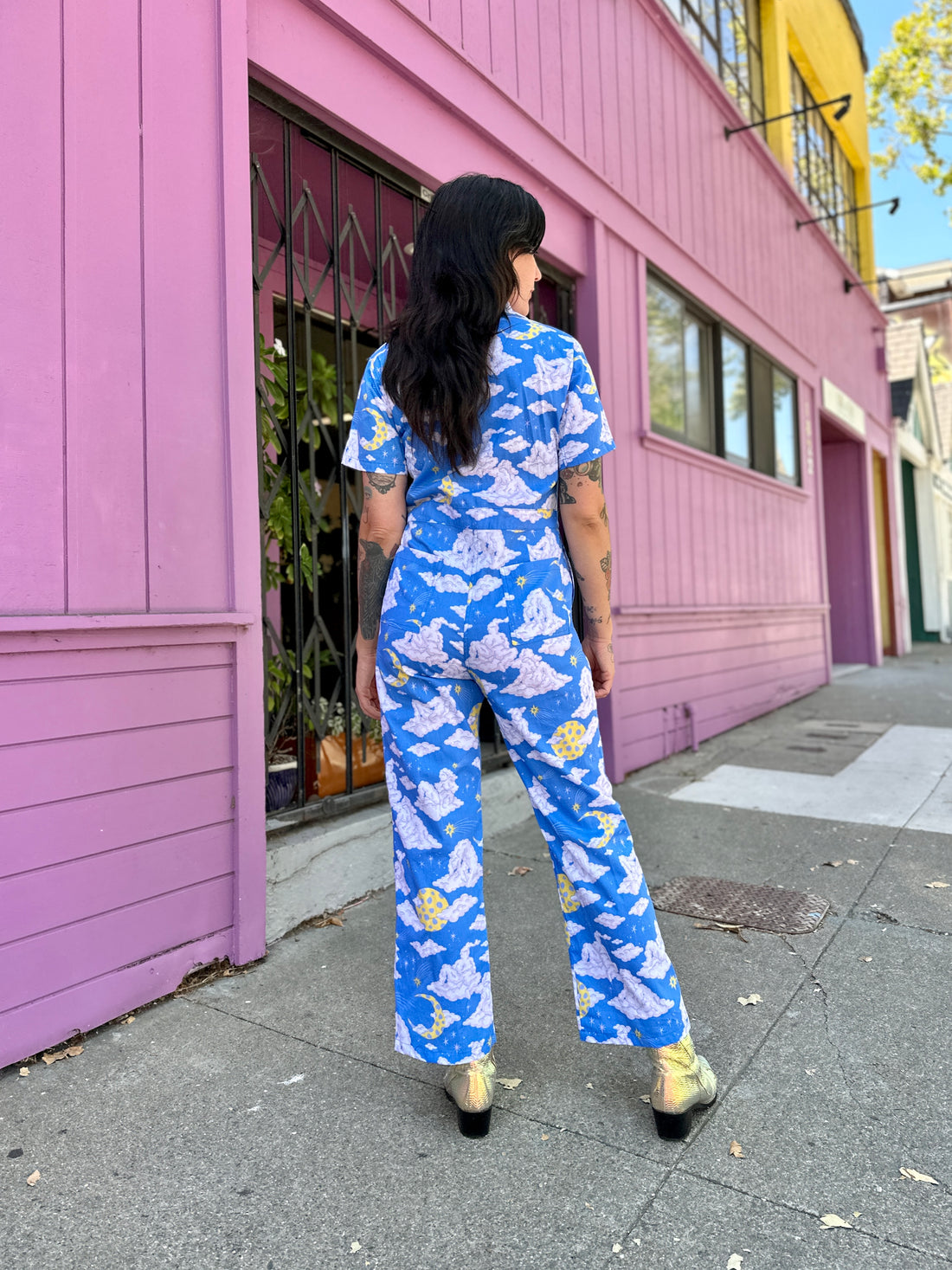 Poplin Coveralls Cloud People