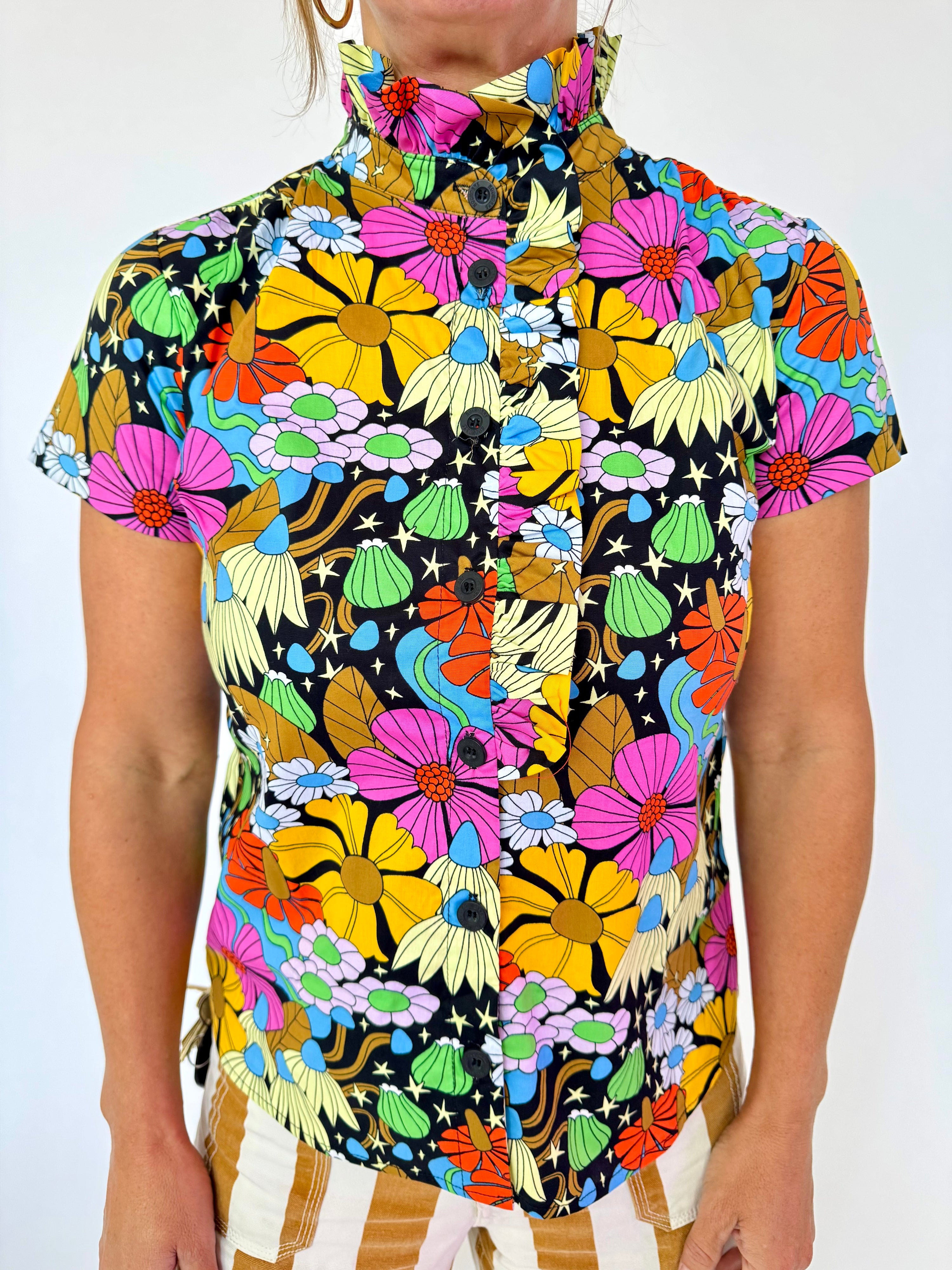 Francesca Top Cosmic Floral