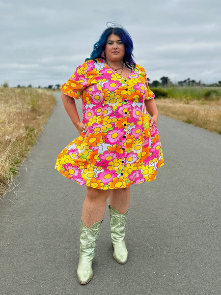 Winona Dress Sunny Side Up 3X / Sunny Side Up