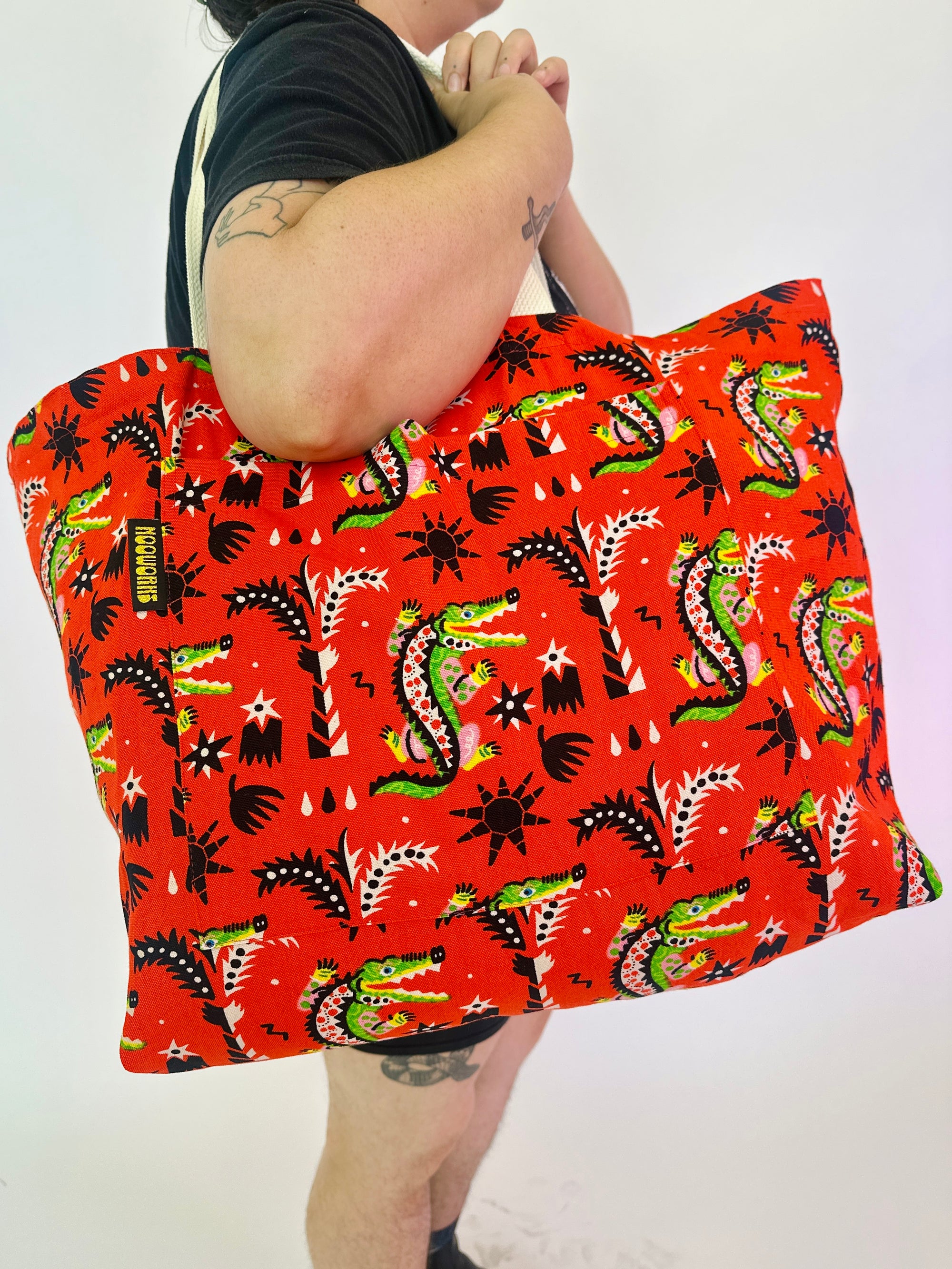Mega Tote Crocodilo
