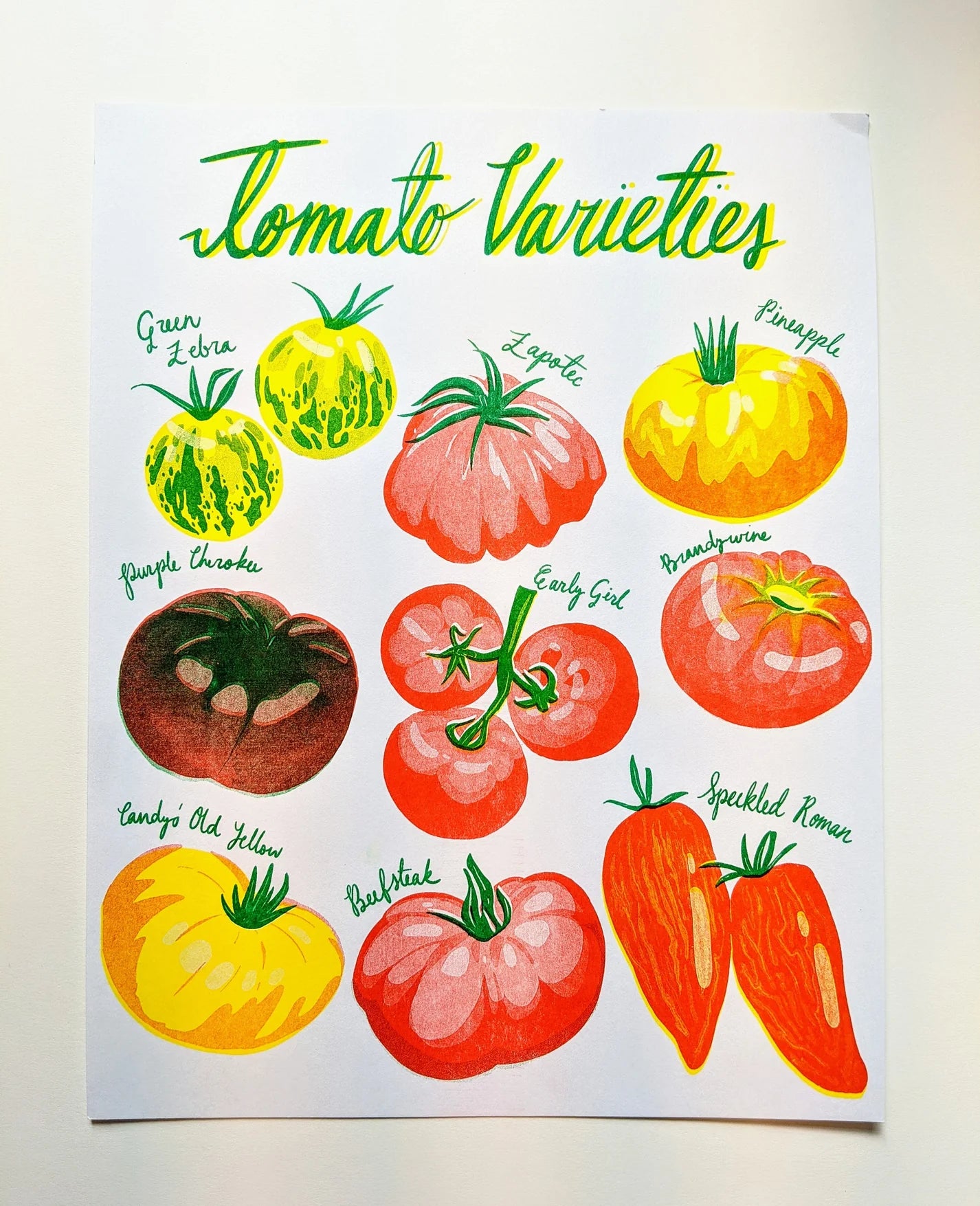 Tomato Varieties Print