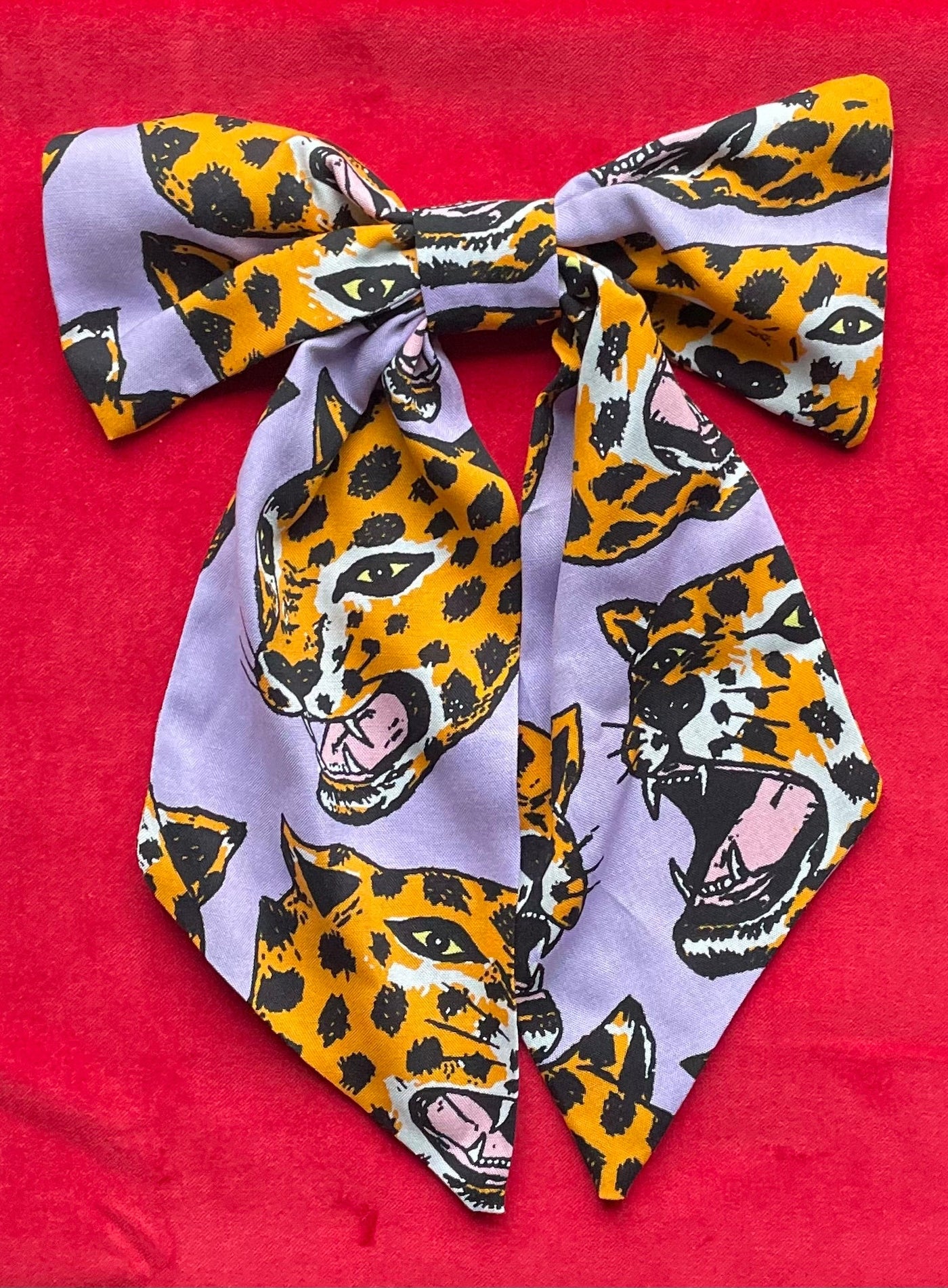 Patchouli Nomad x Nooworks Giant Bows- Cheetah head