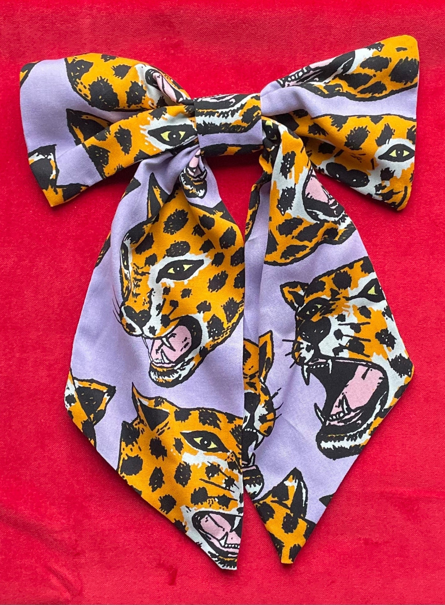 Patchouli Nomad x Nooworks Giant Bows- Cheetah head