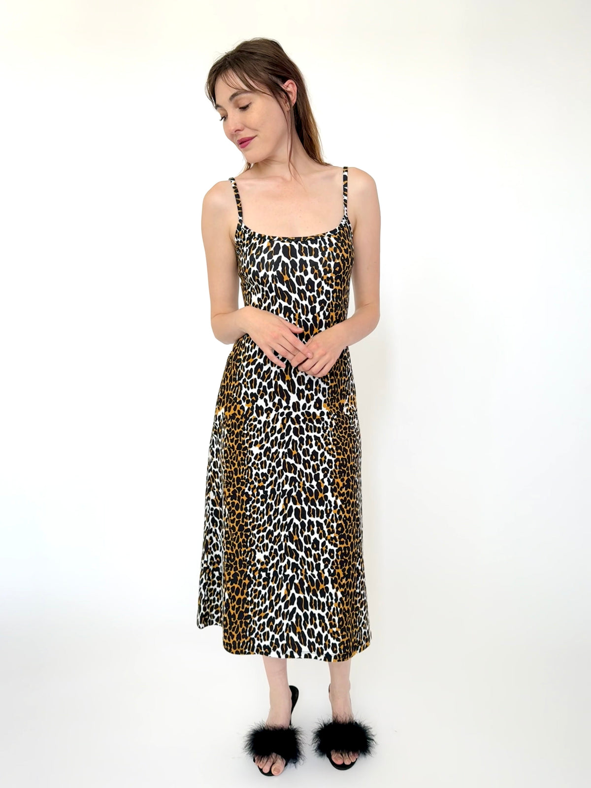 Spaghetti Slip Dress Wildcat