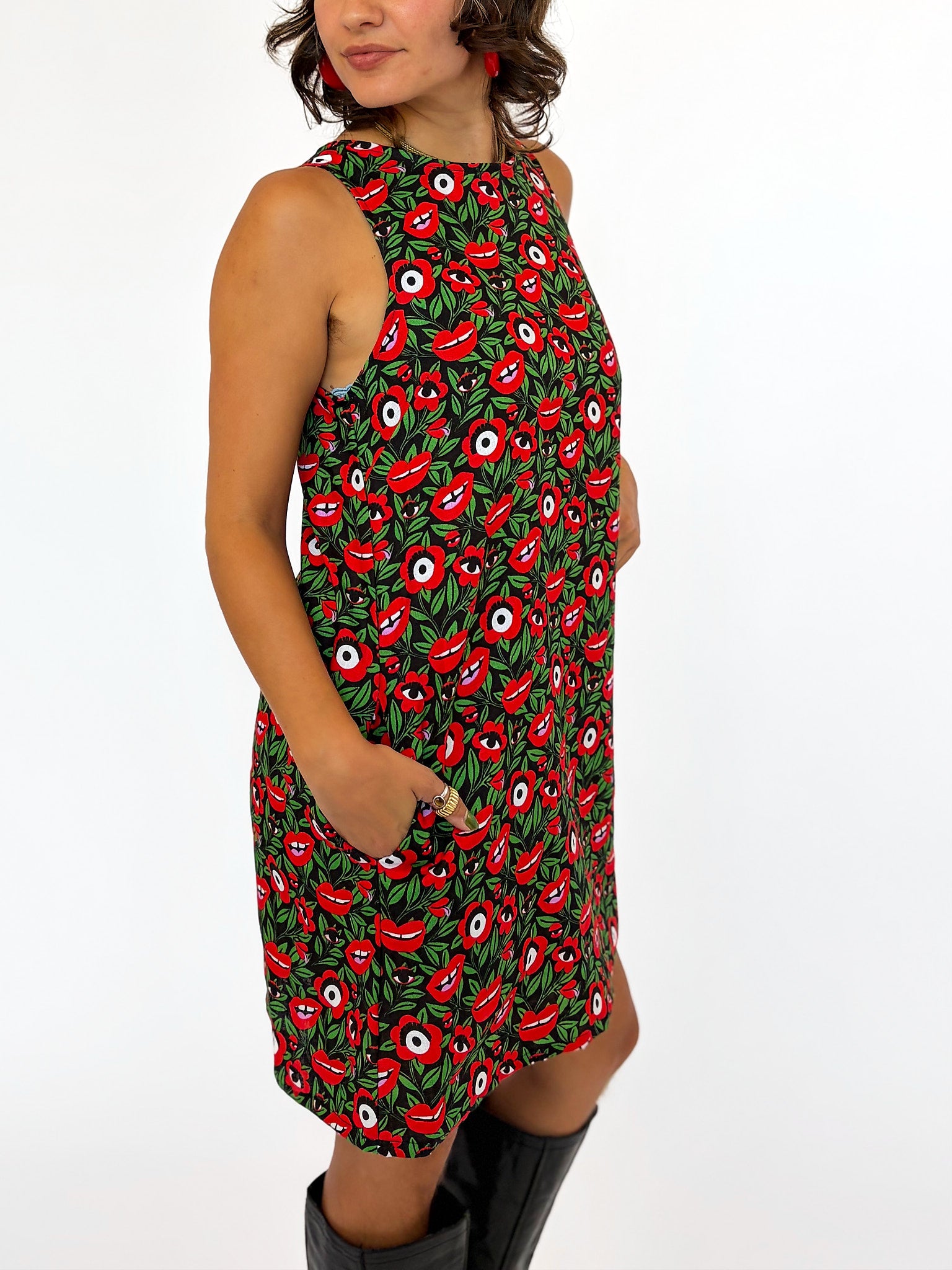 Linen Romy Dress Poison Ivy