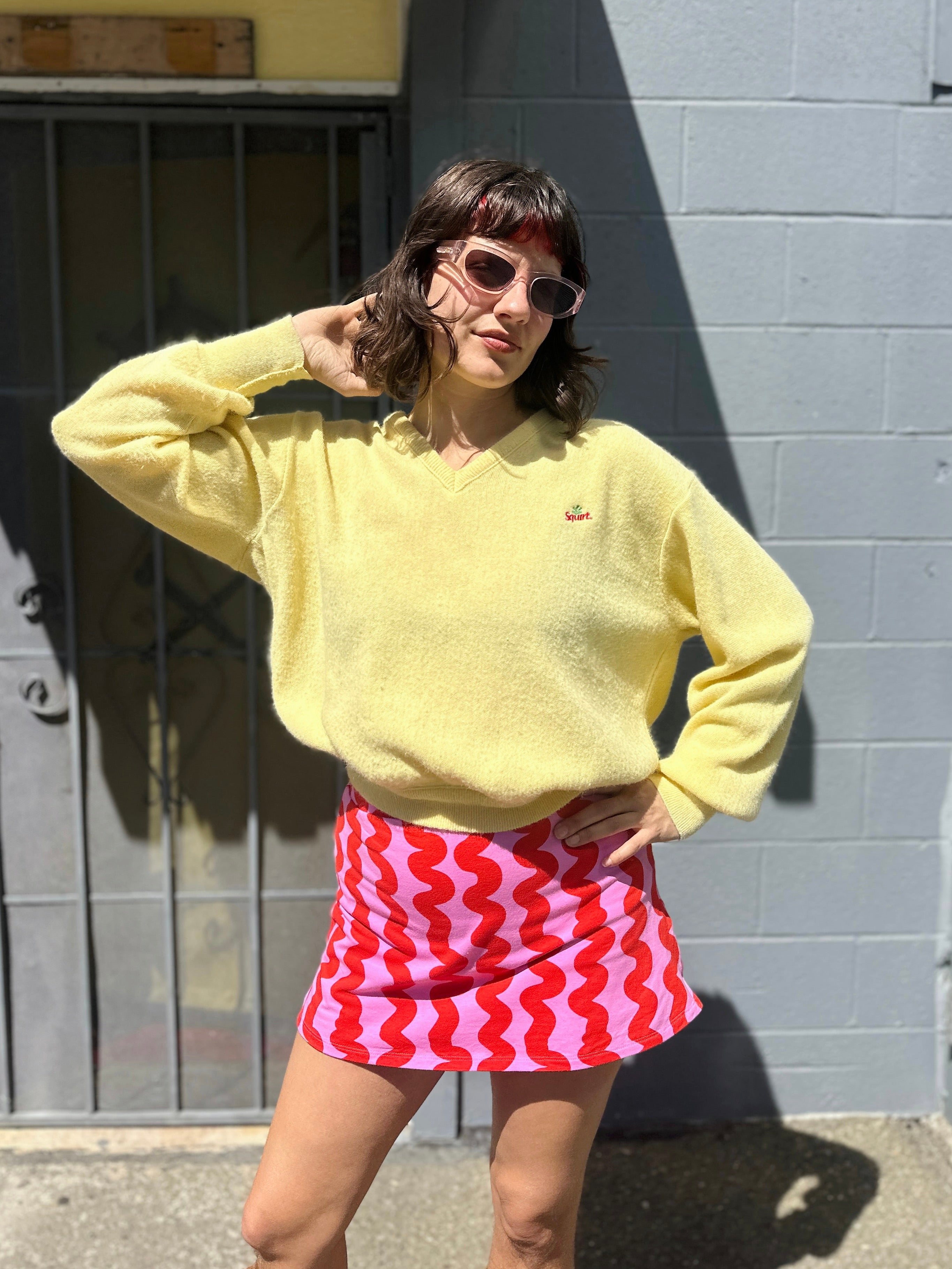 Cheeky Skort Pink Squiggle