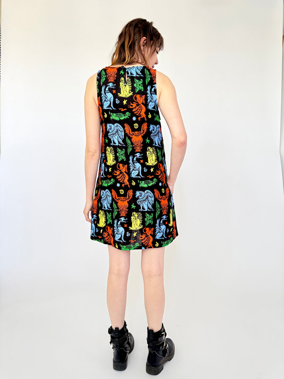 Linen Romy Dress Gargoyles