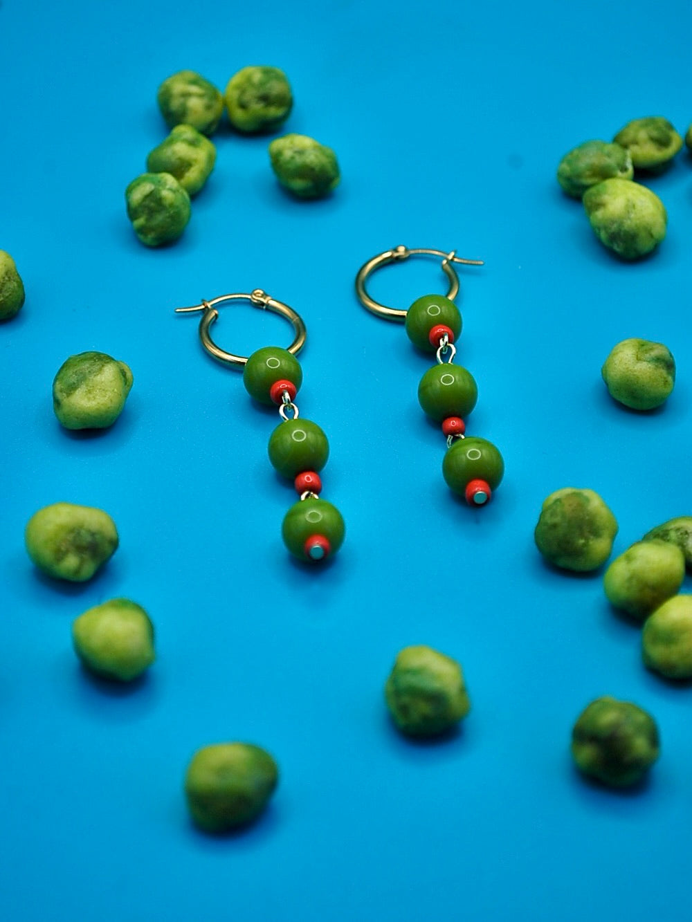 MackBecks Olive Trio Earrings