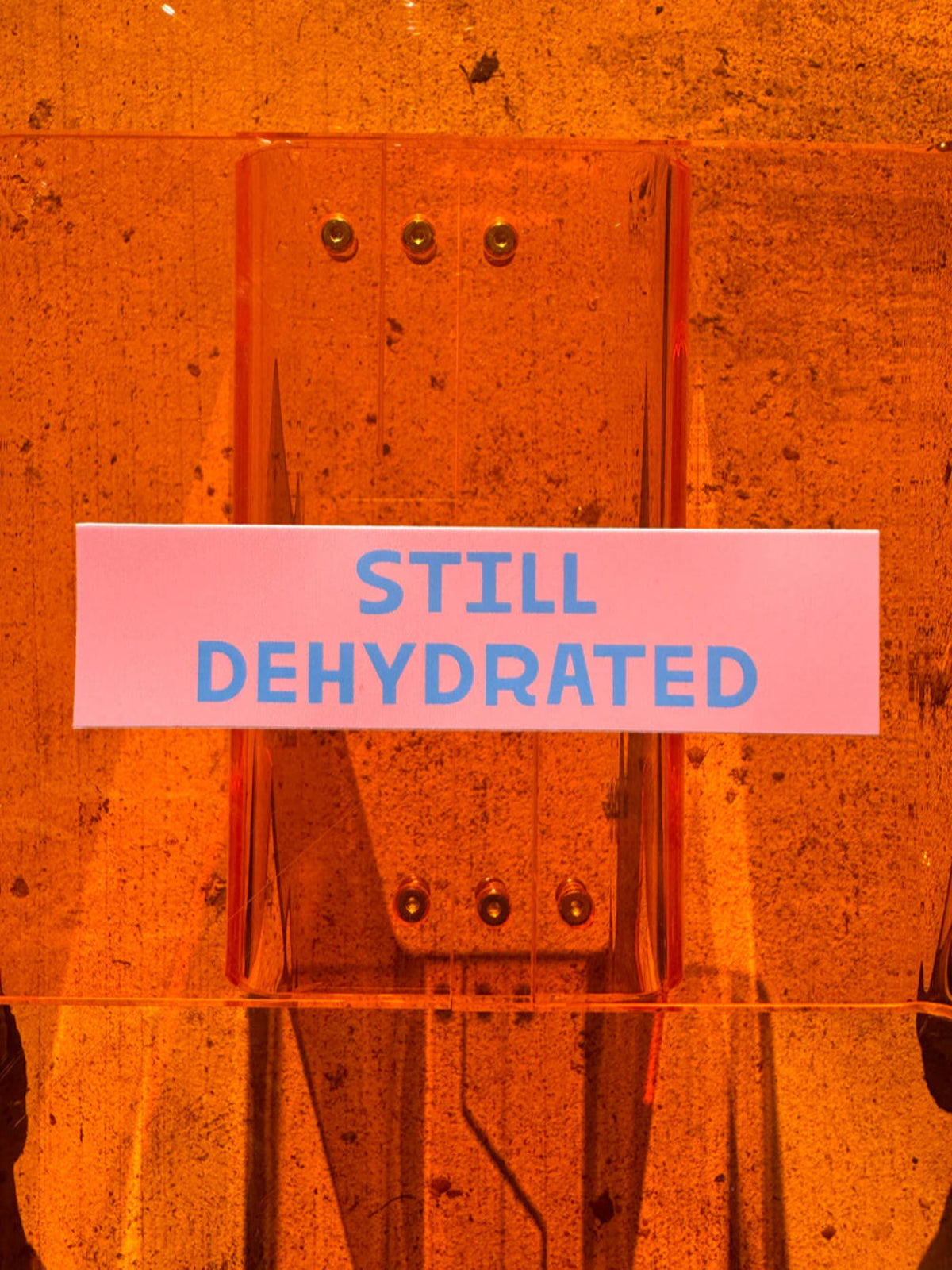 Still Dehydrated Sticker