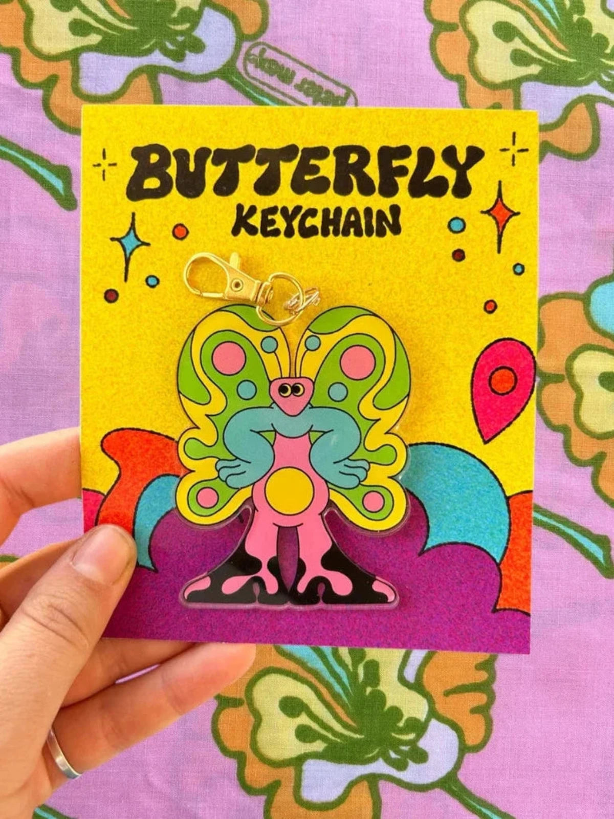 Butterfly Keychain