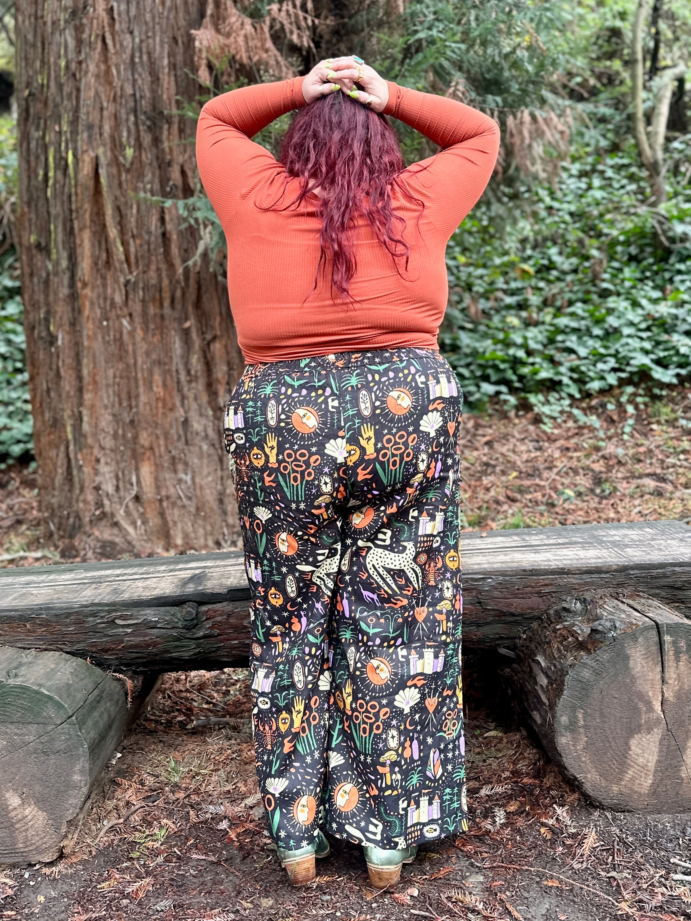 Linen Catalina Pant Tarot Garden