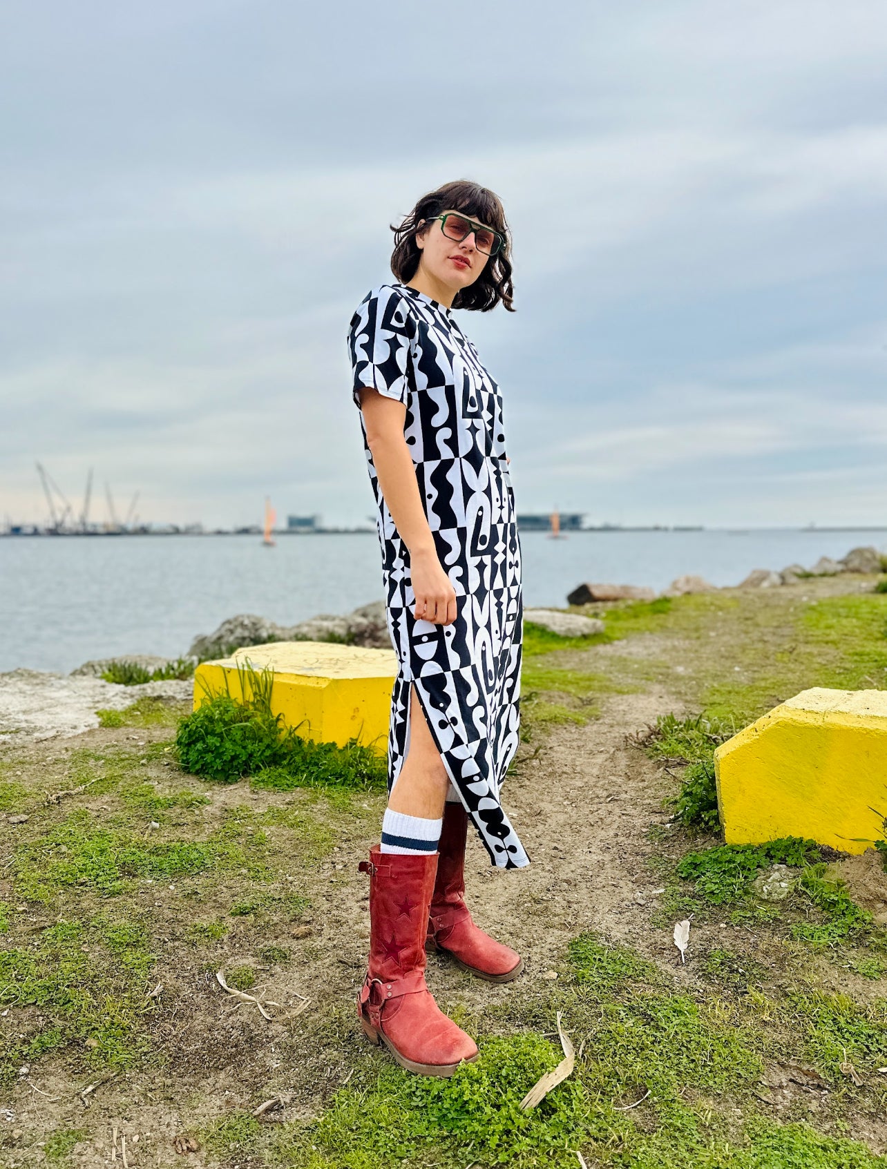 Jersey Maxi Dress Illusions