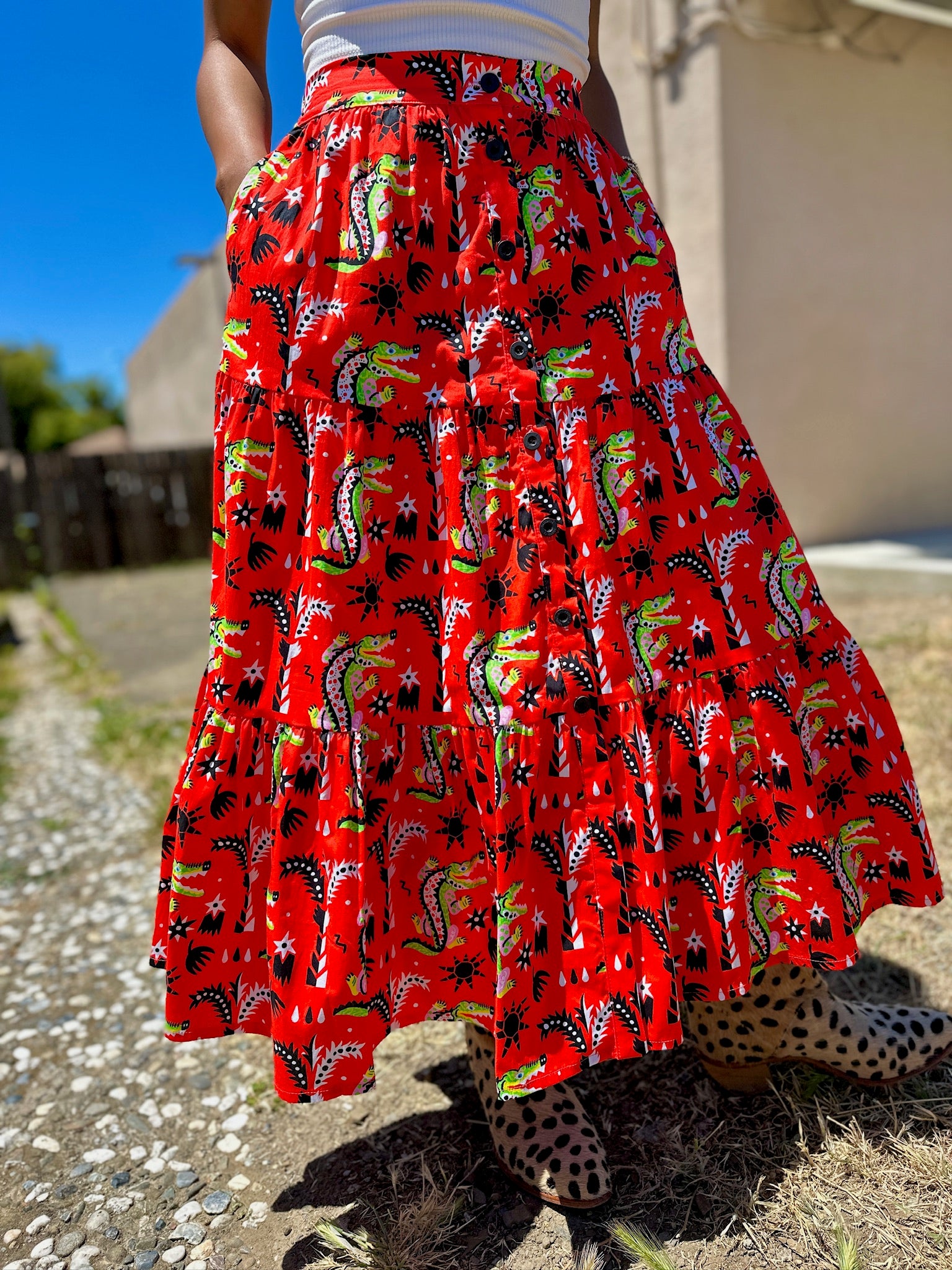 Prairie Skirt Crocodilo