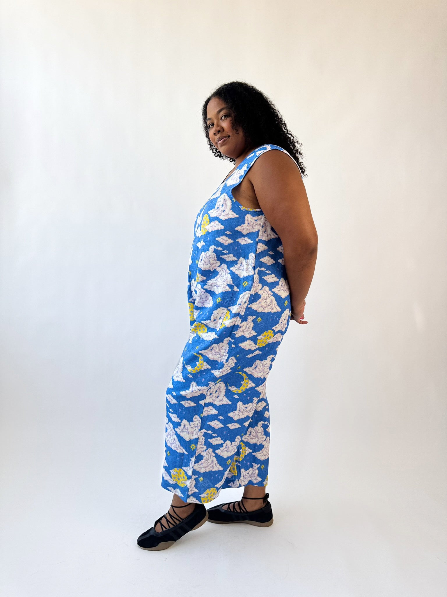 Linen Garden Suit Cloud People