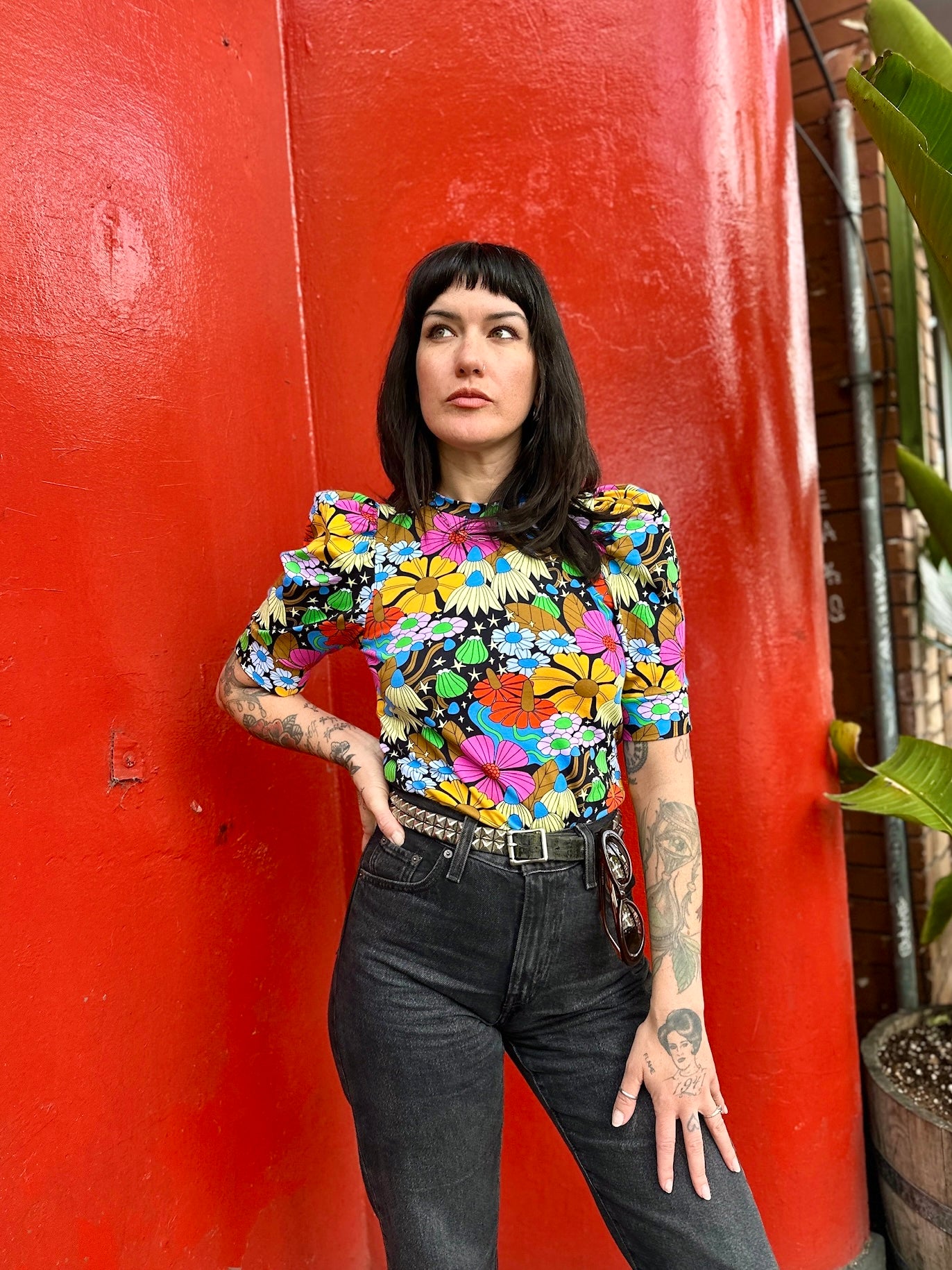 Puff Top Cosmic Floral