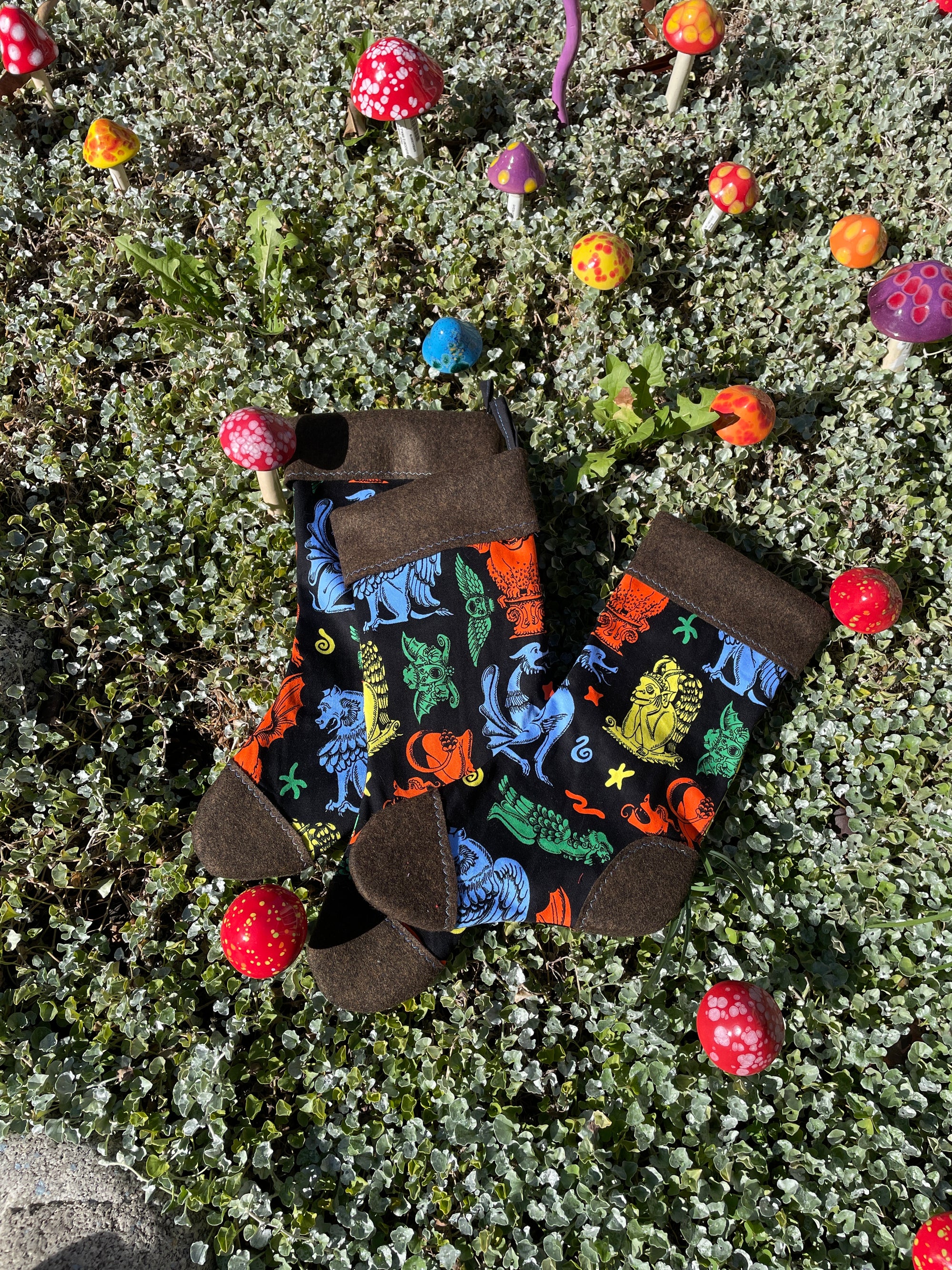 Patchouli Nomad x Nooworks Stockings- Gargoyles