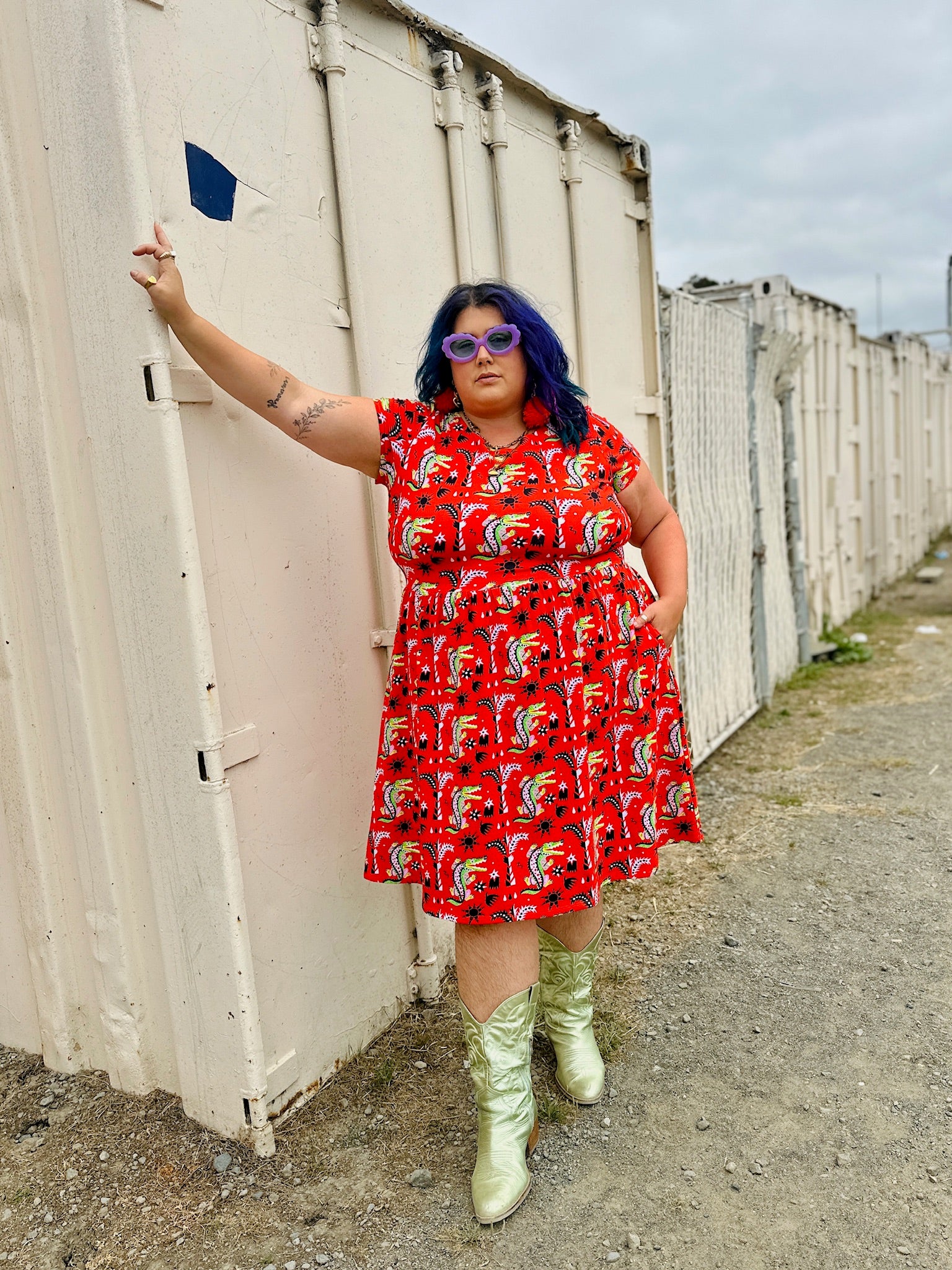 Lucy Dress Crocodilo