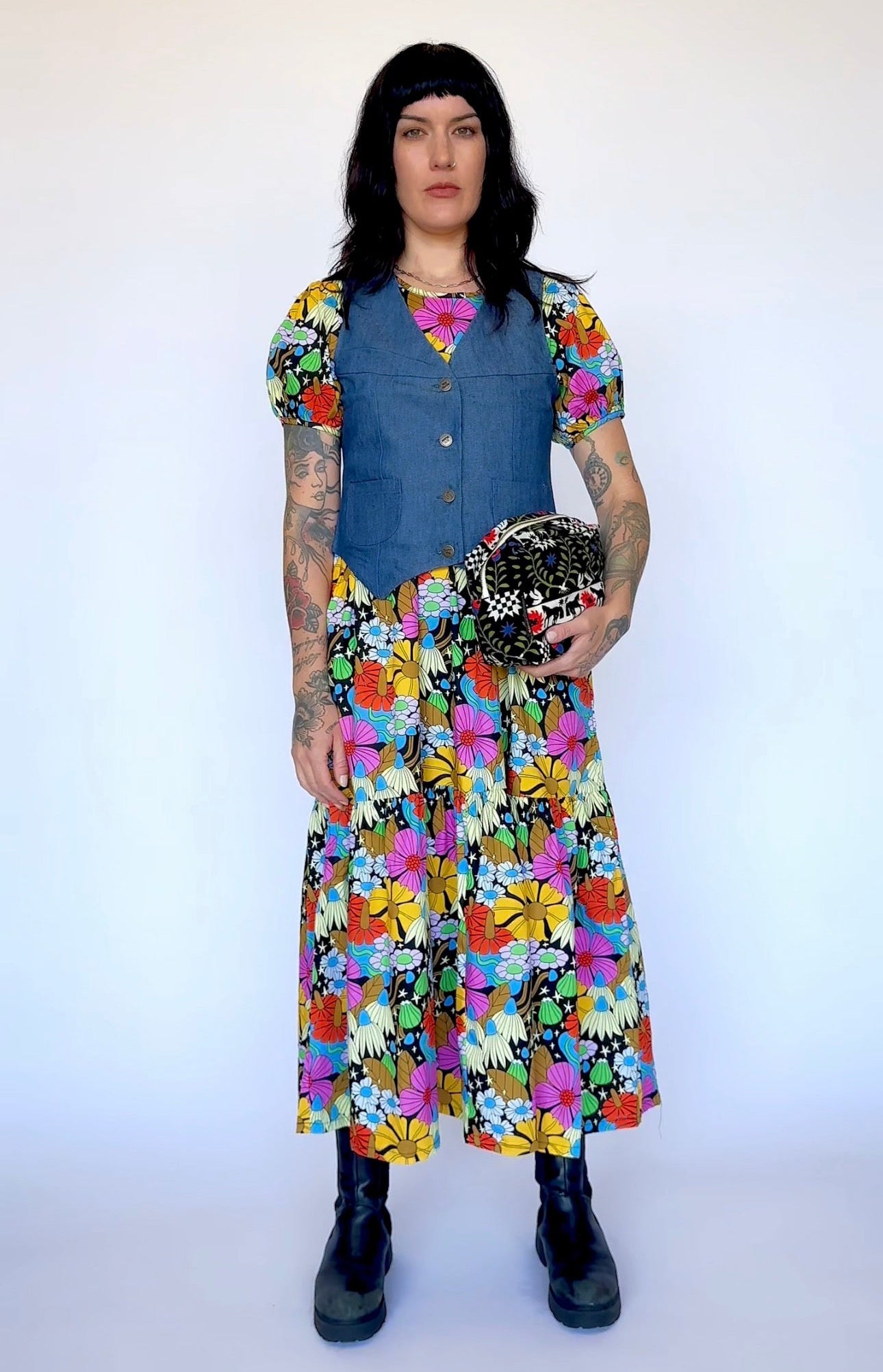 Inanna Dress Cosmic Floral
