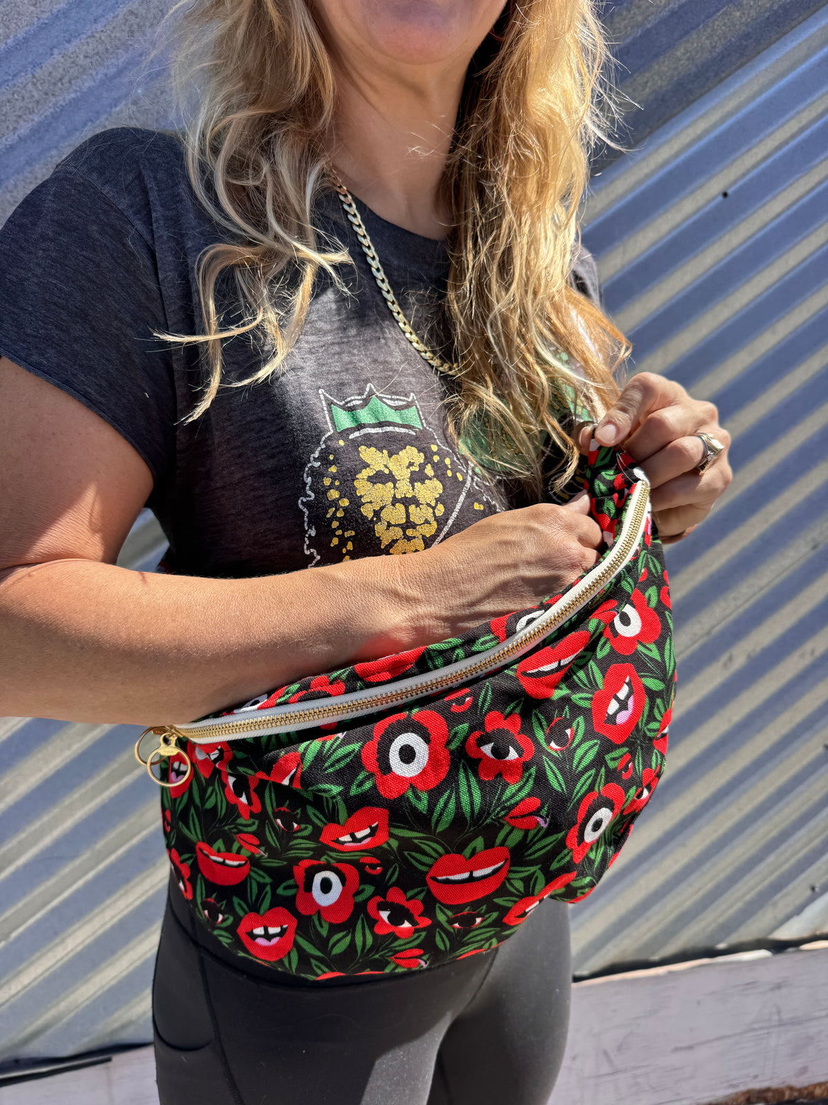 Mini Messenger Bag - Poison Ivy