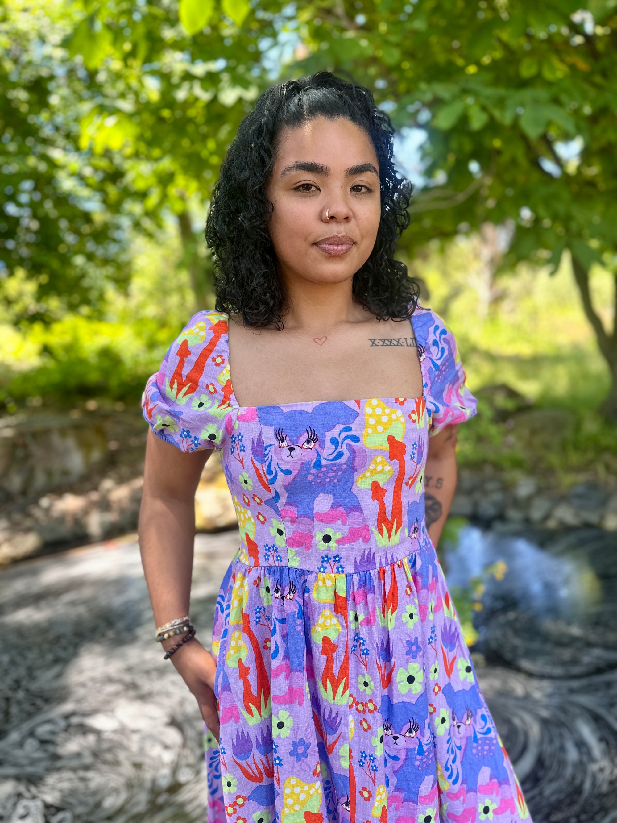 Linen Princess Dress Cry Baby